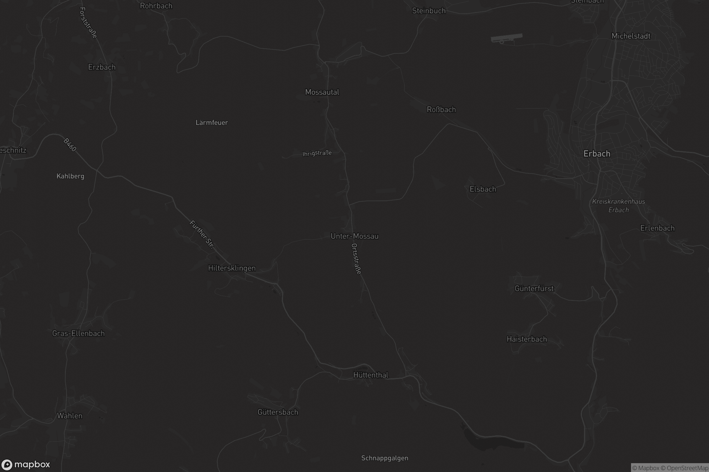 Karte von Unter-Mossau