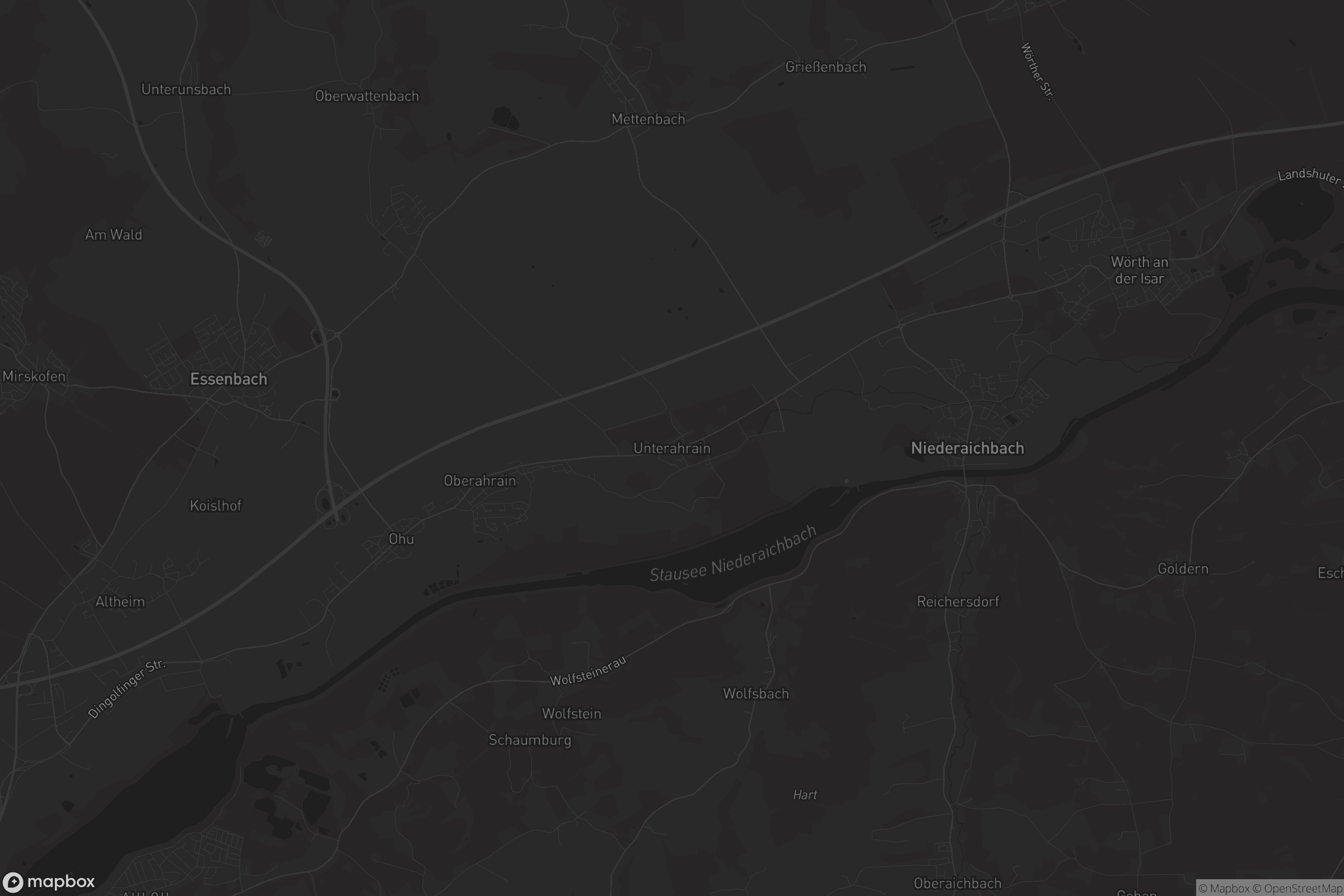 Karte von Unterahrain