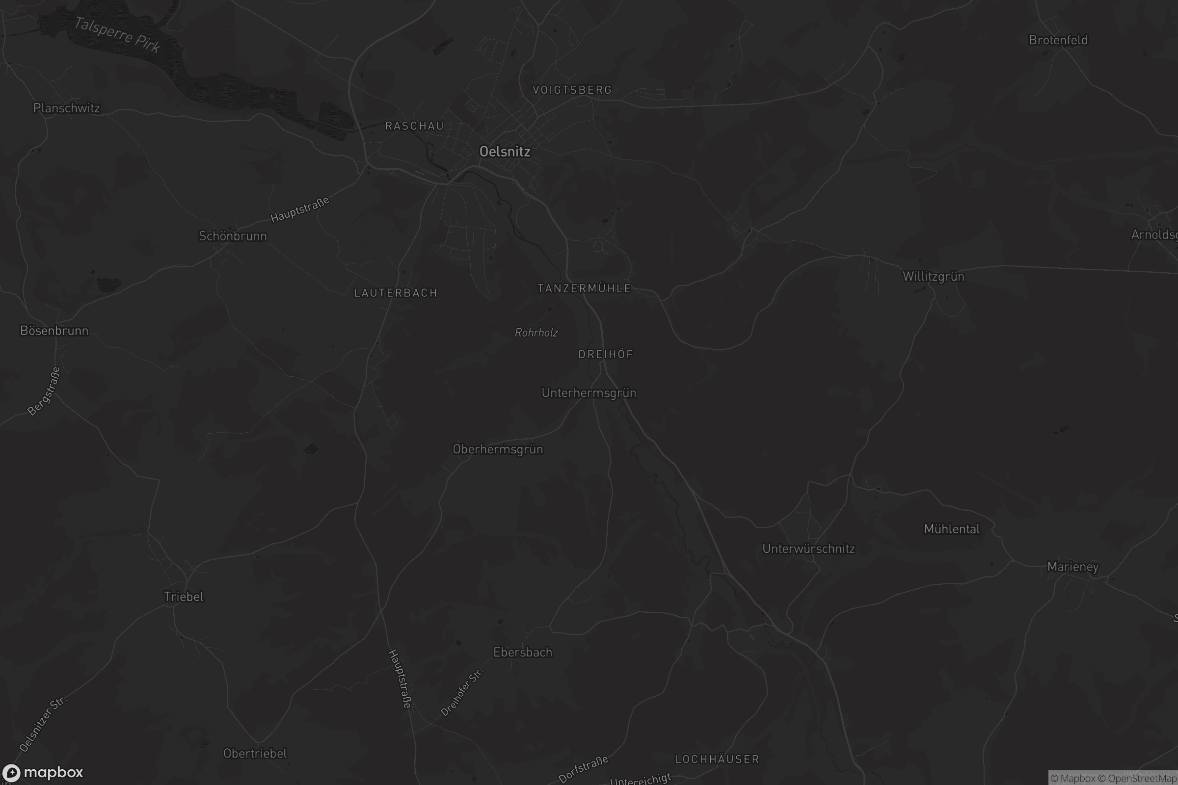 Karte von Unterhermsgrün