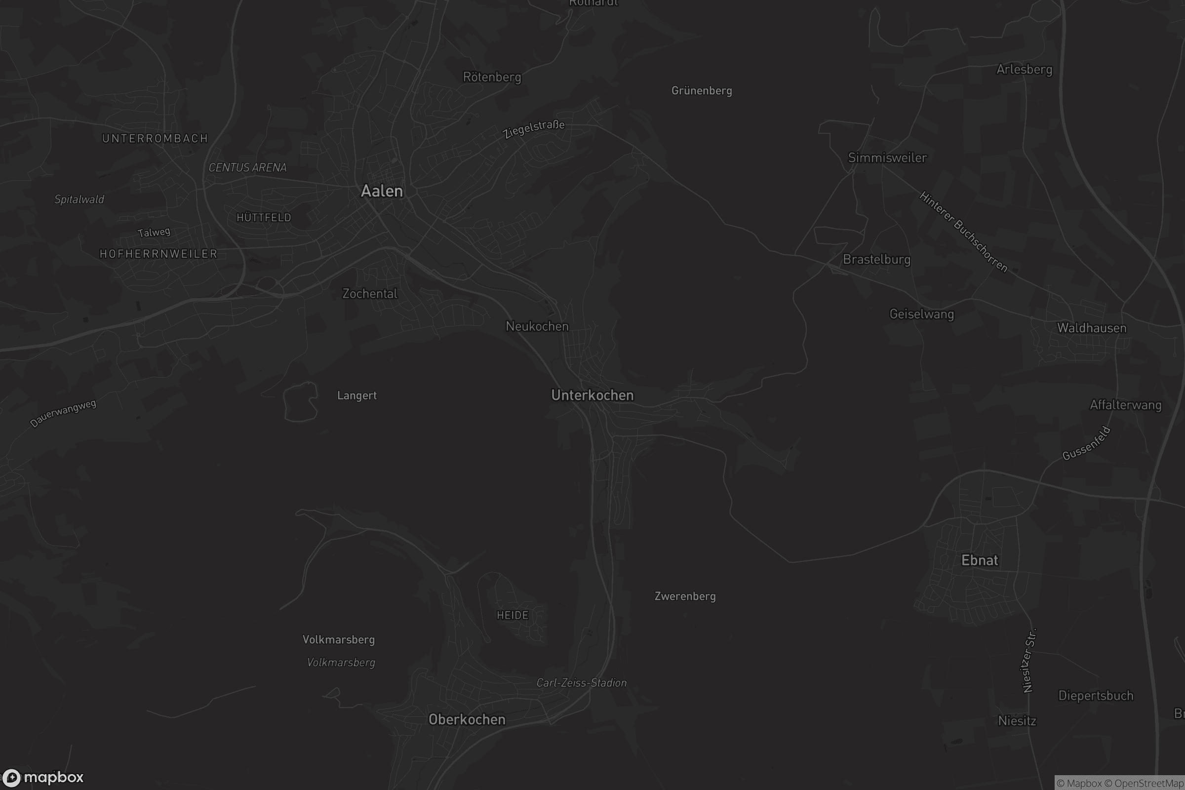 Karte von Unterkochen