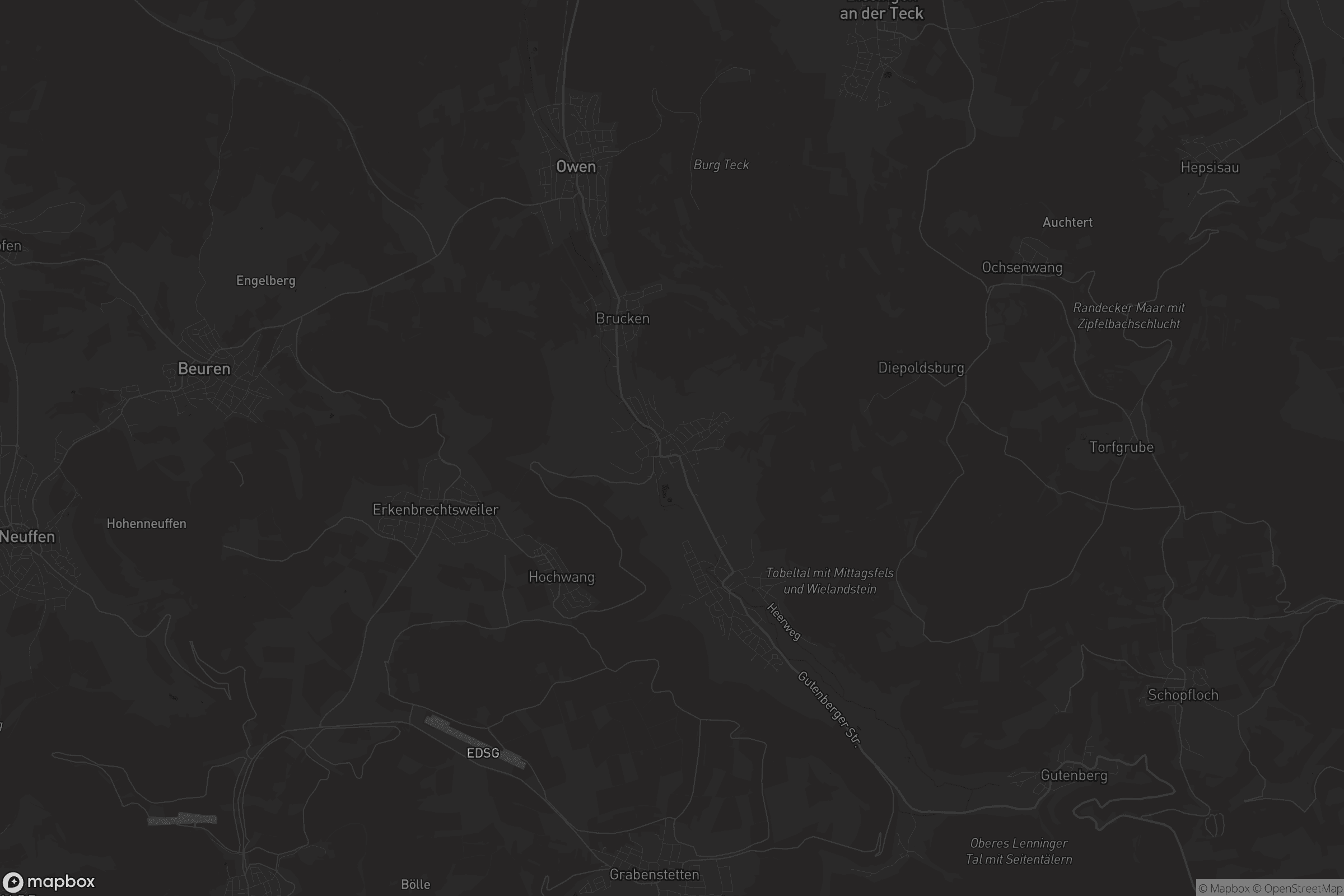 Karte von Unterlenningen