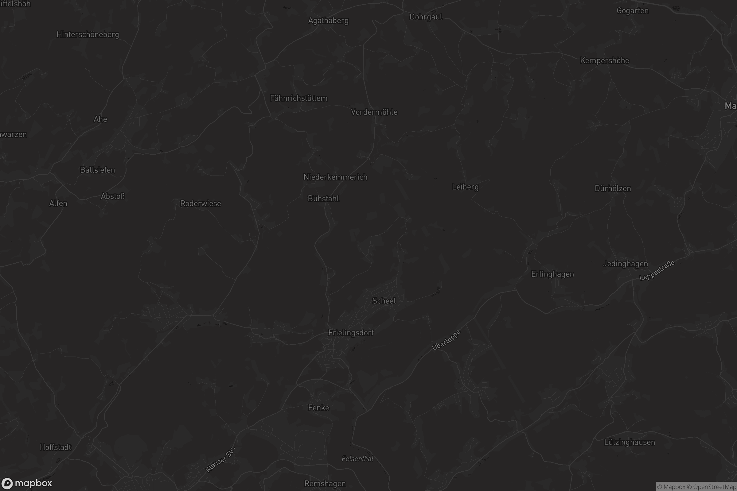 Karte von Unterlichtinghagen