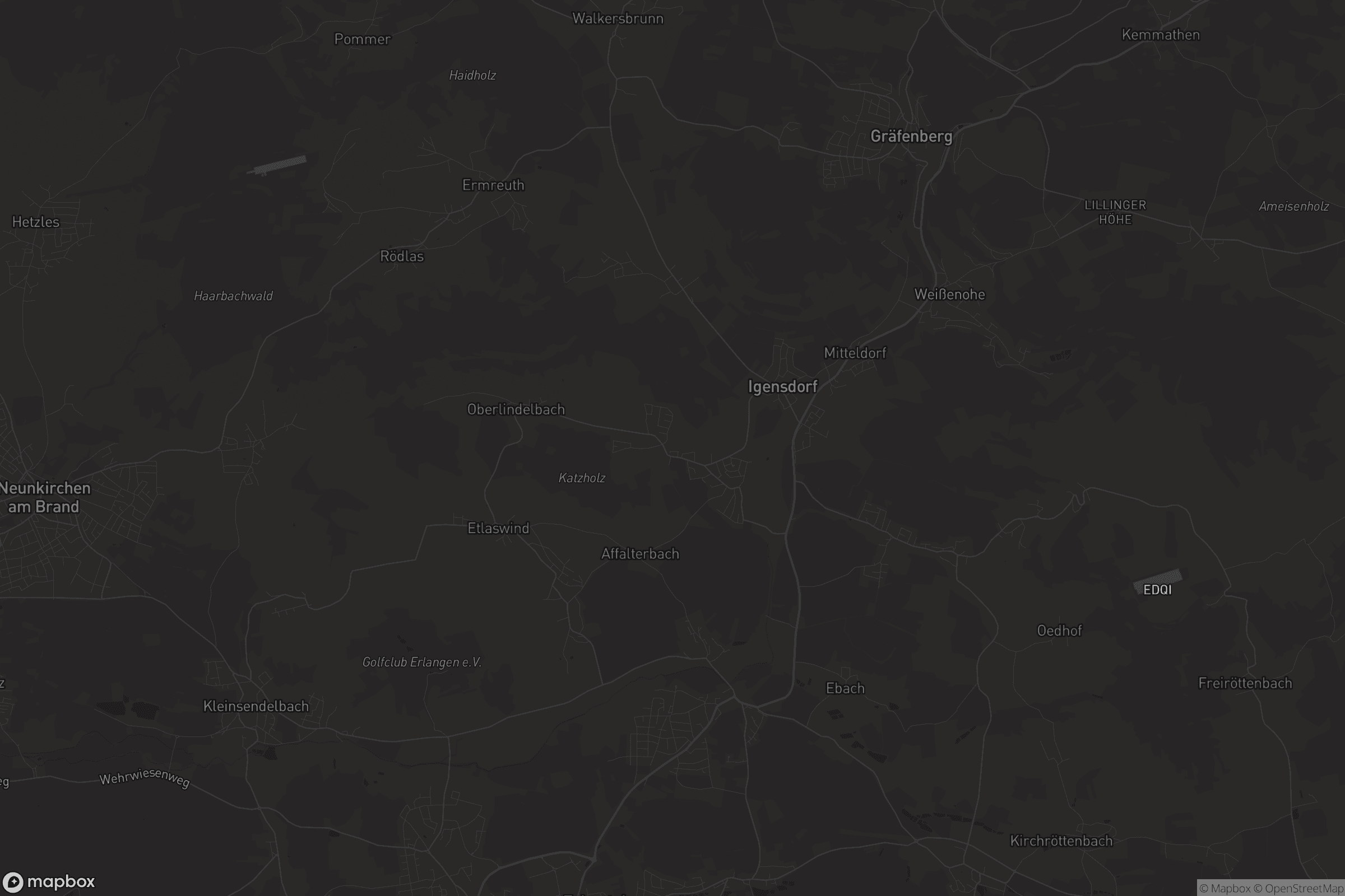 Karte von Unterlindelbach