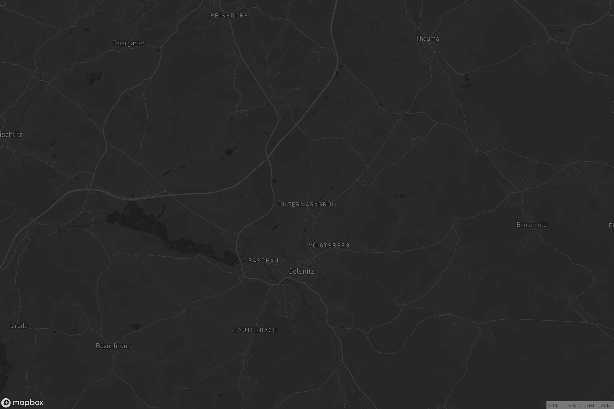 Karte von Untermarxgrün