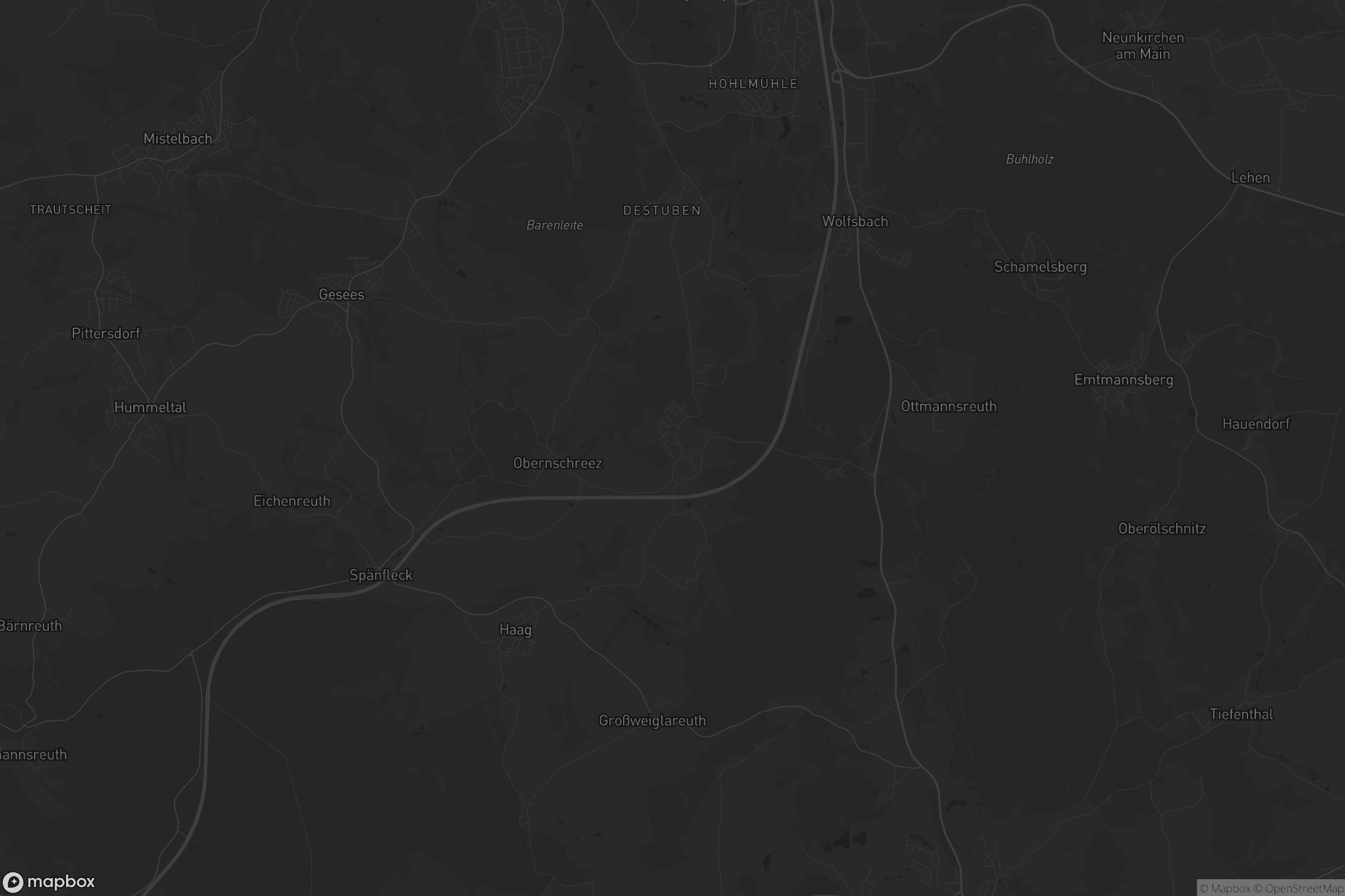 Karte von Unternschreez