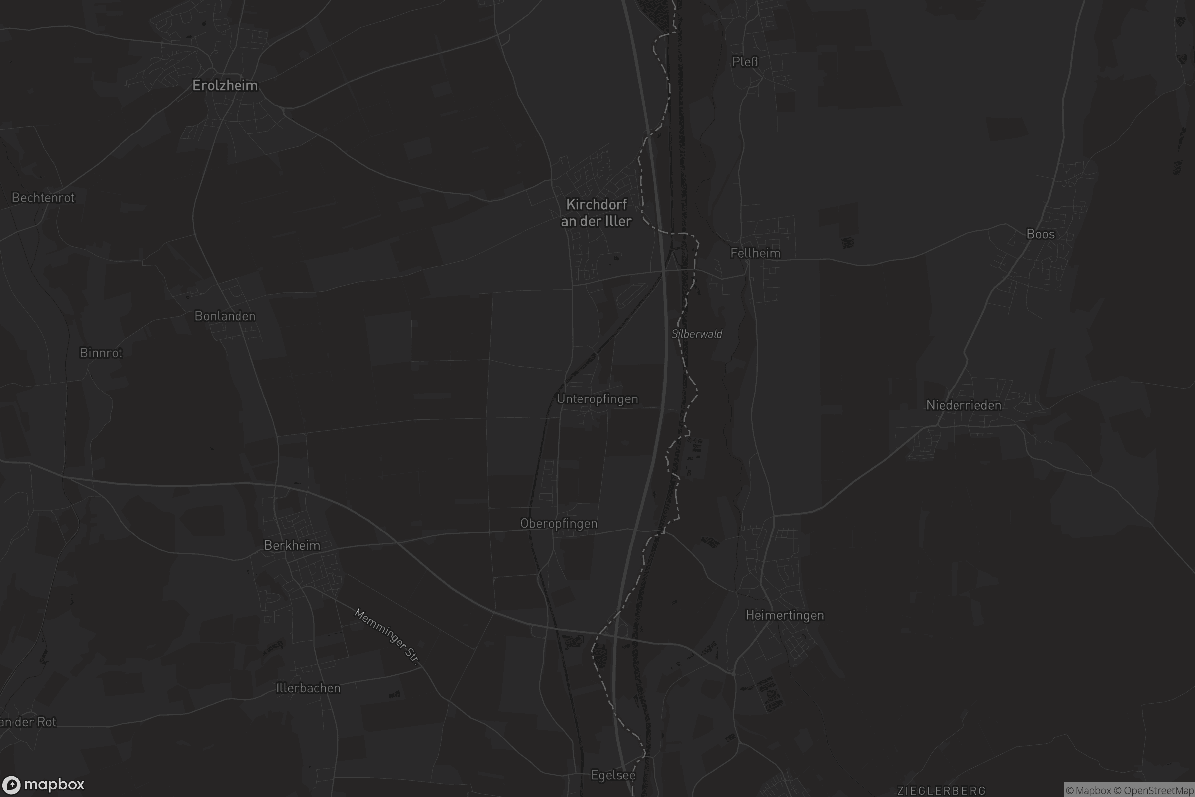 Karte von Unteropfingen