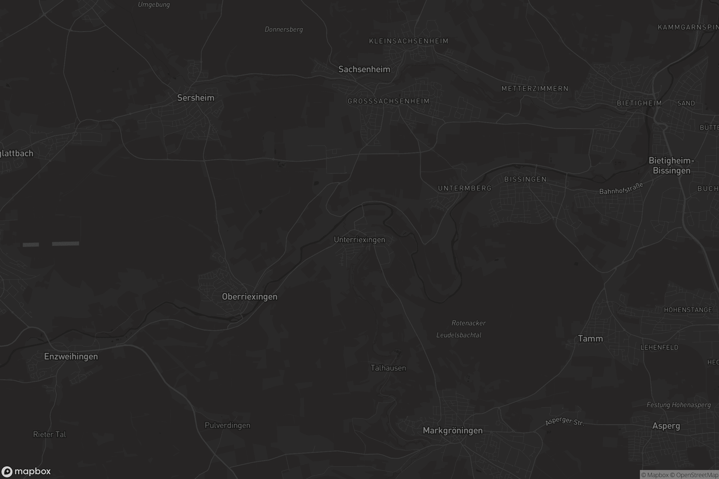 Karte von Unterriexingen