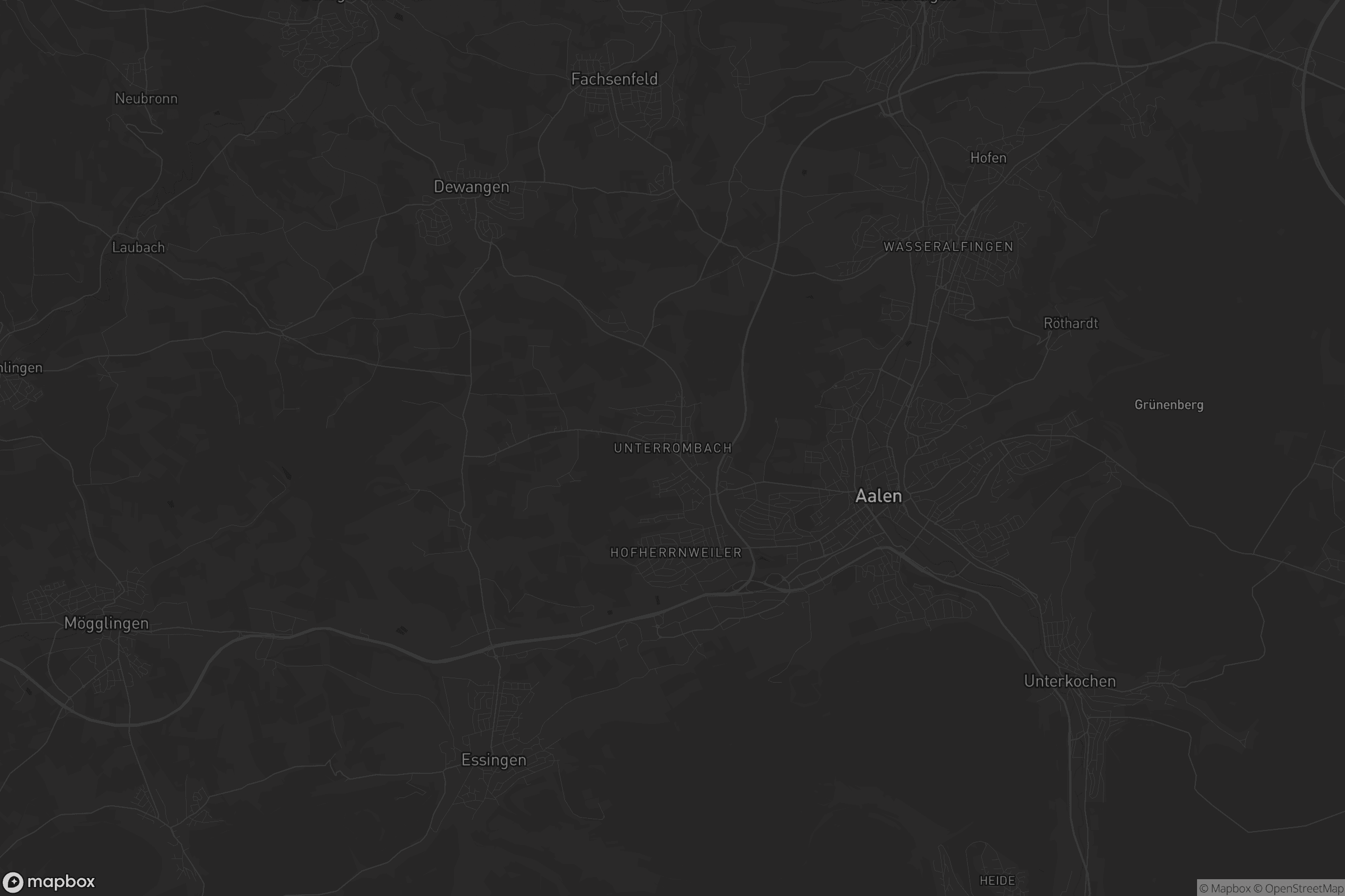 Karte von Unterrombach