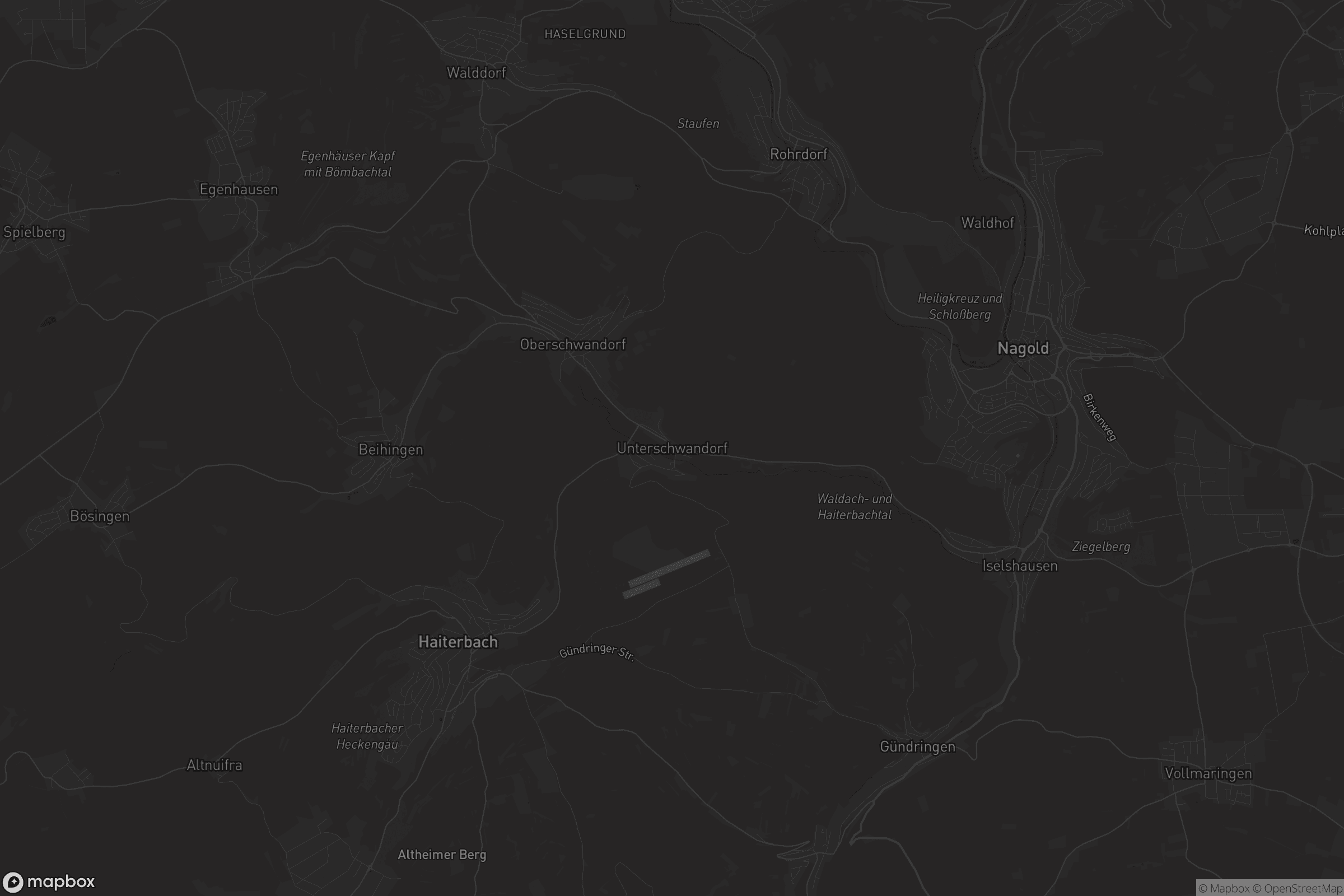 Karte von Unterschwandorf