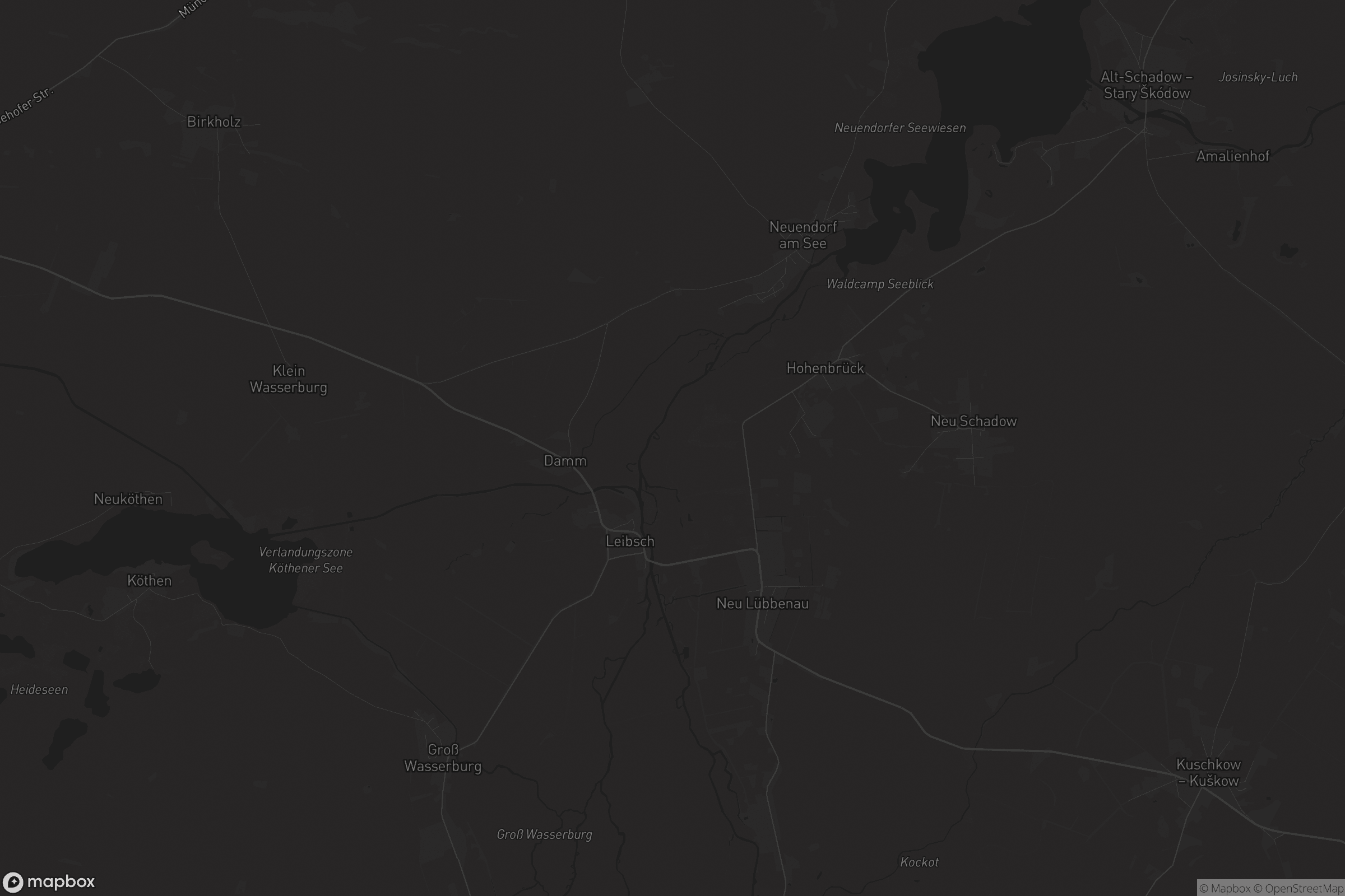 Karte von Unterspreewald