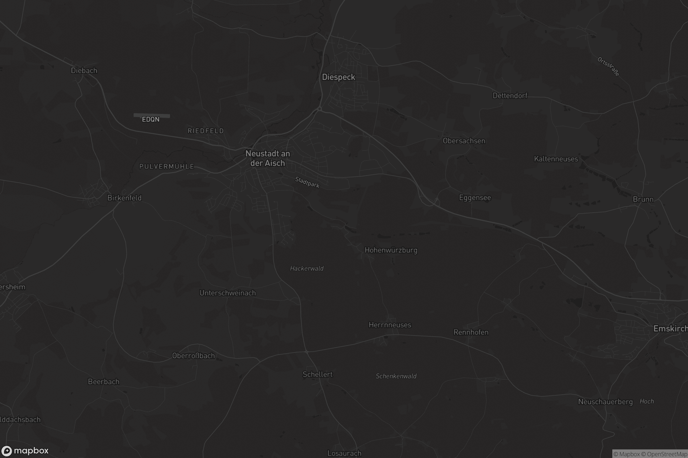 Karte von Unterstrahlbach