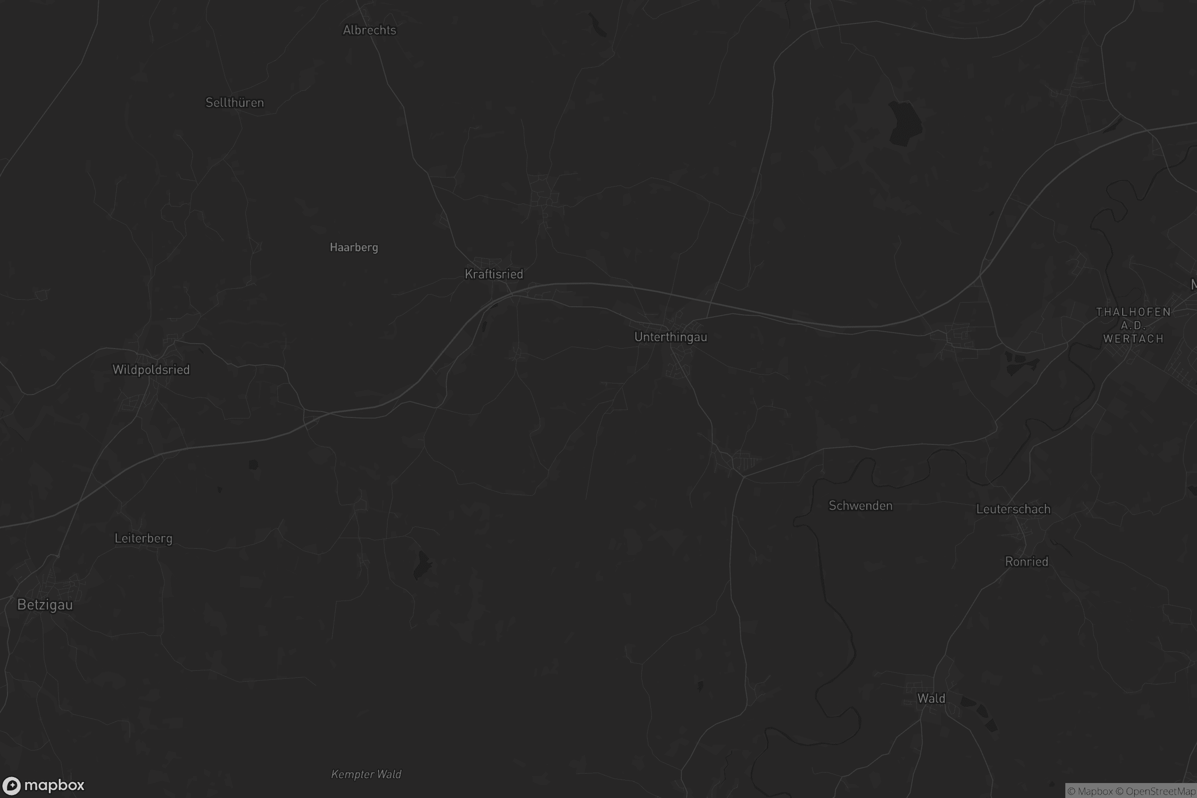 Karte von Unterthingau