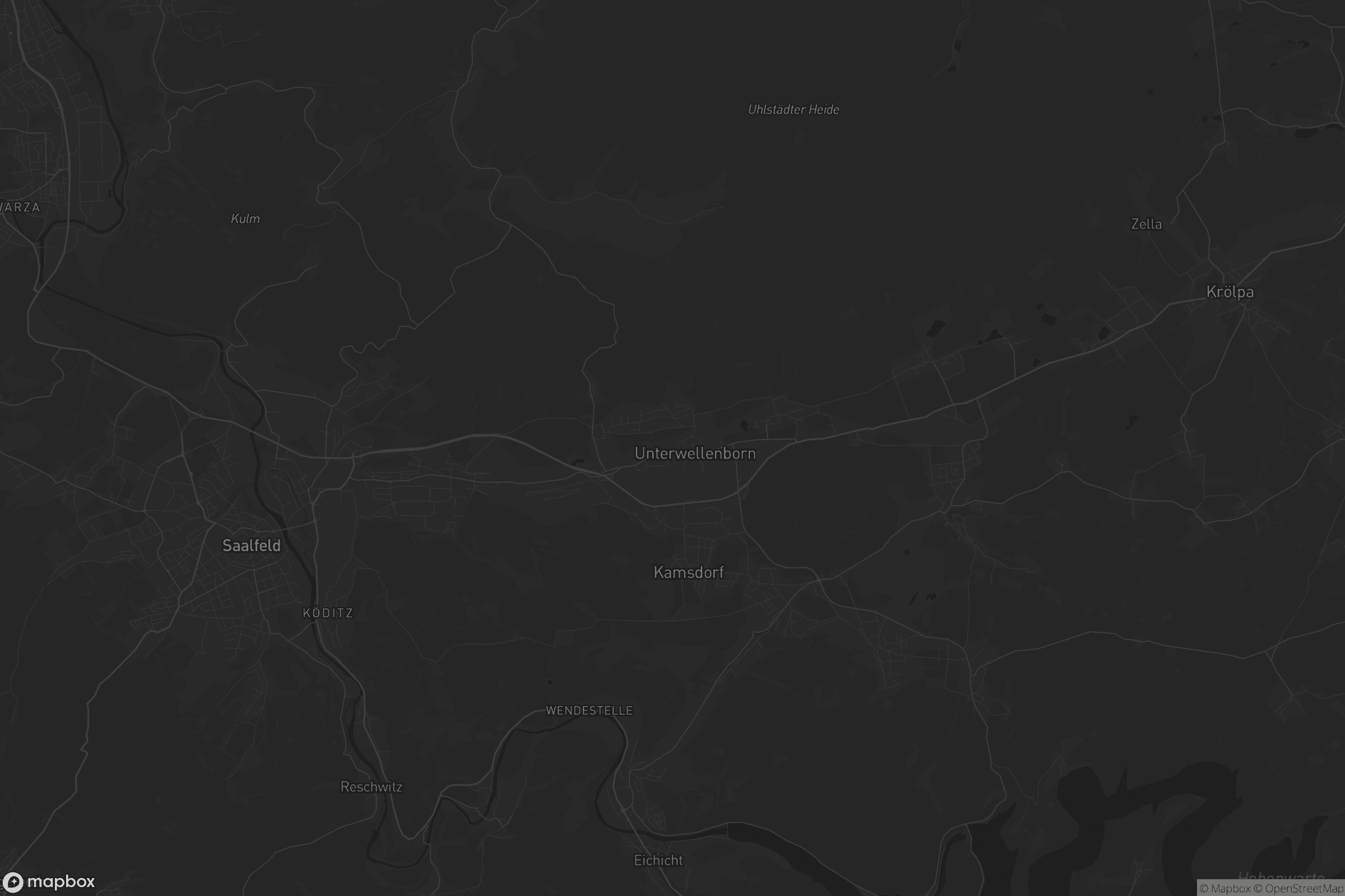 Karte von Unterwellenborn