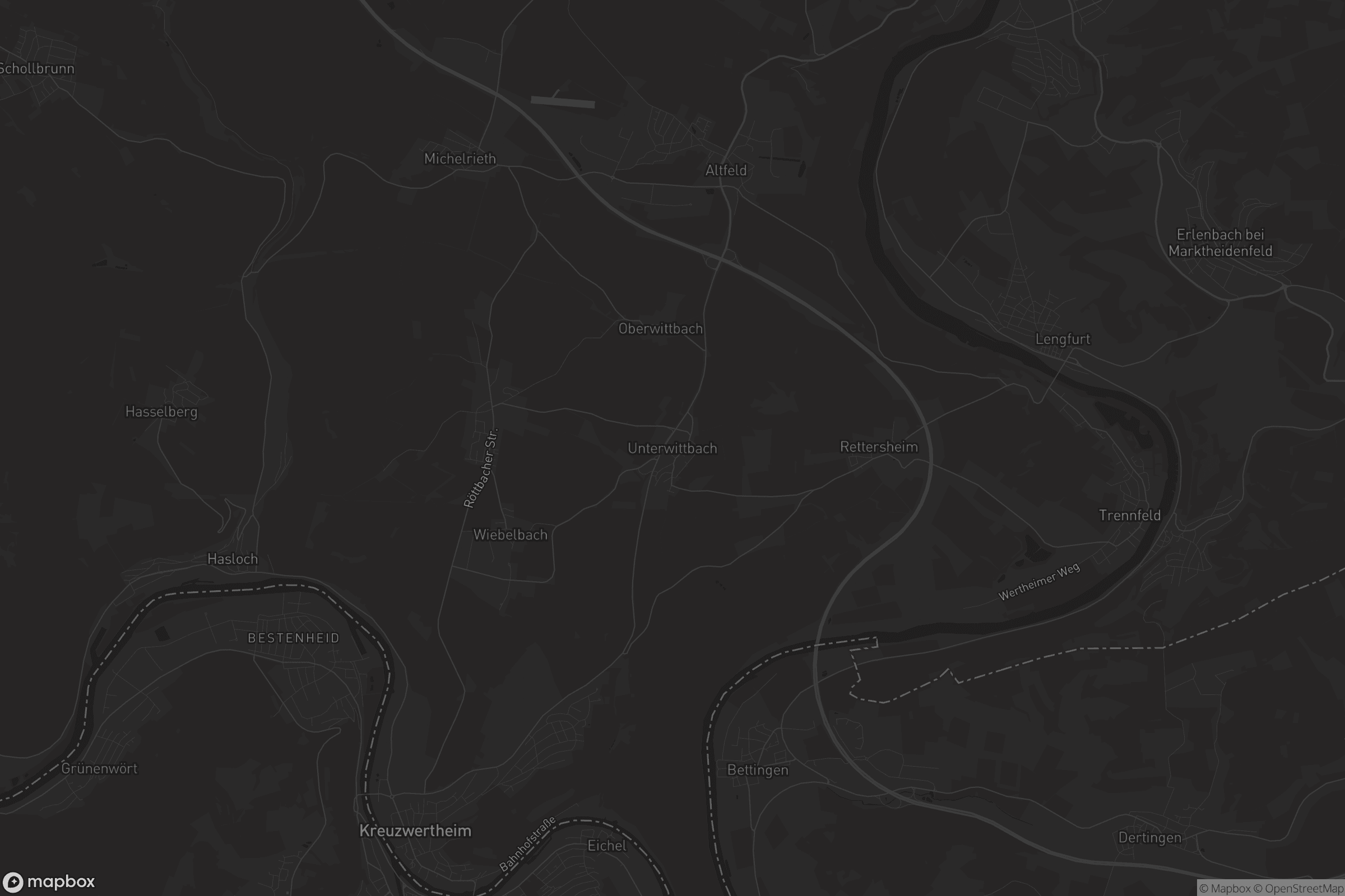 Karte von Unterwittbach