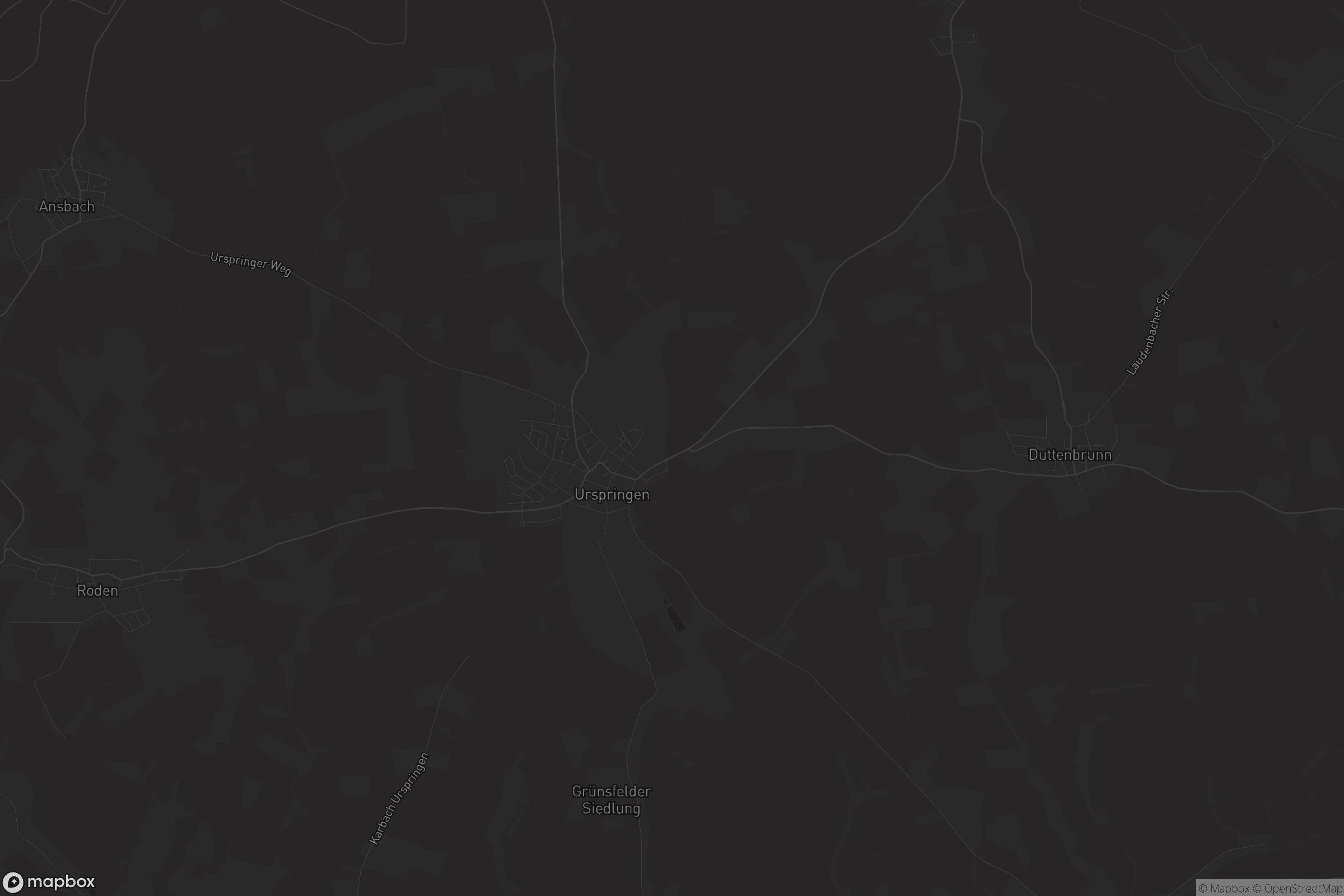 Karte von Urspringen