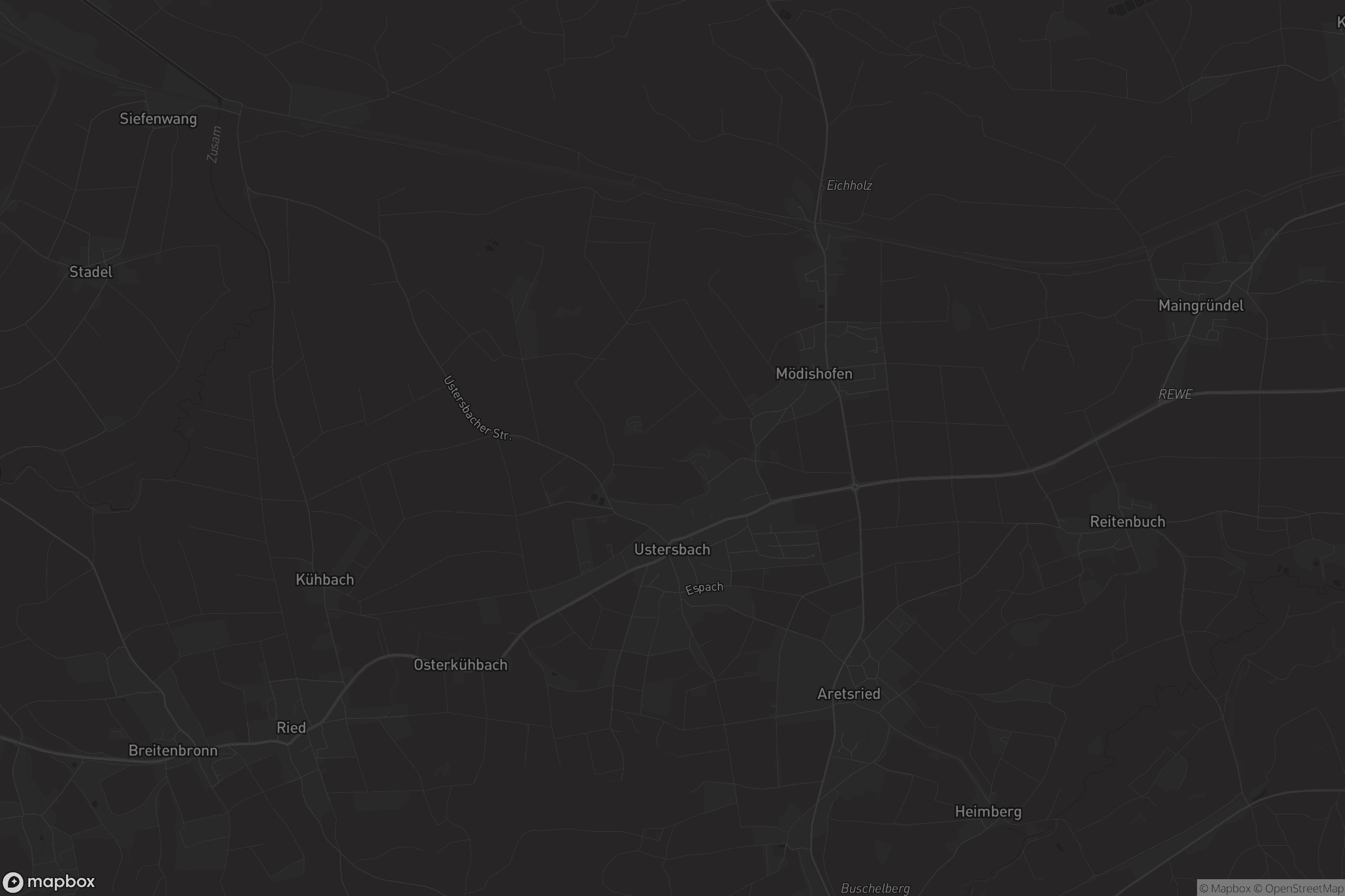 Karte von Ustersbach