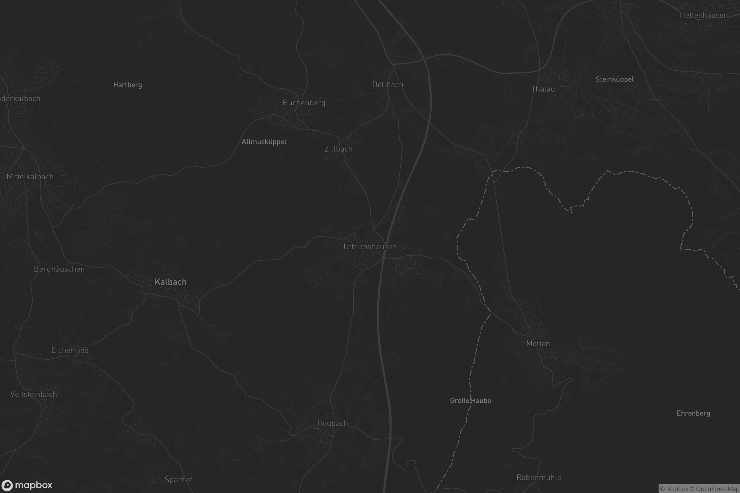 Karte von Uttrichshausen