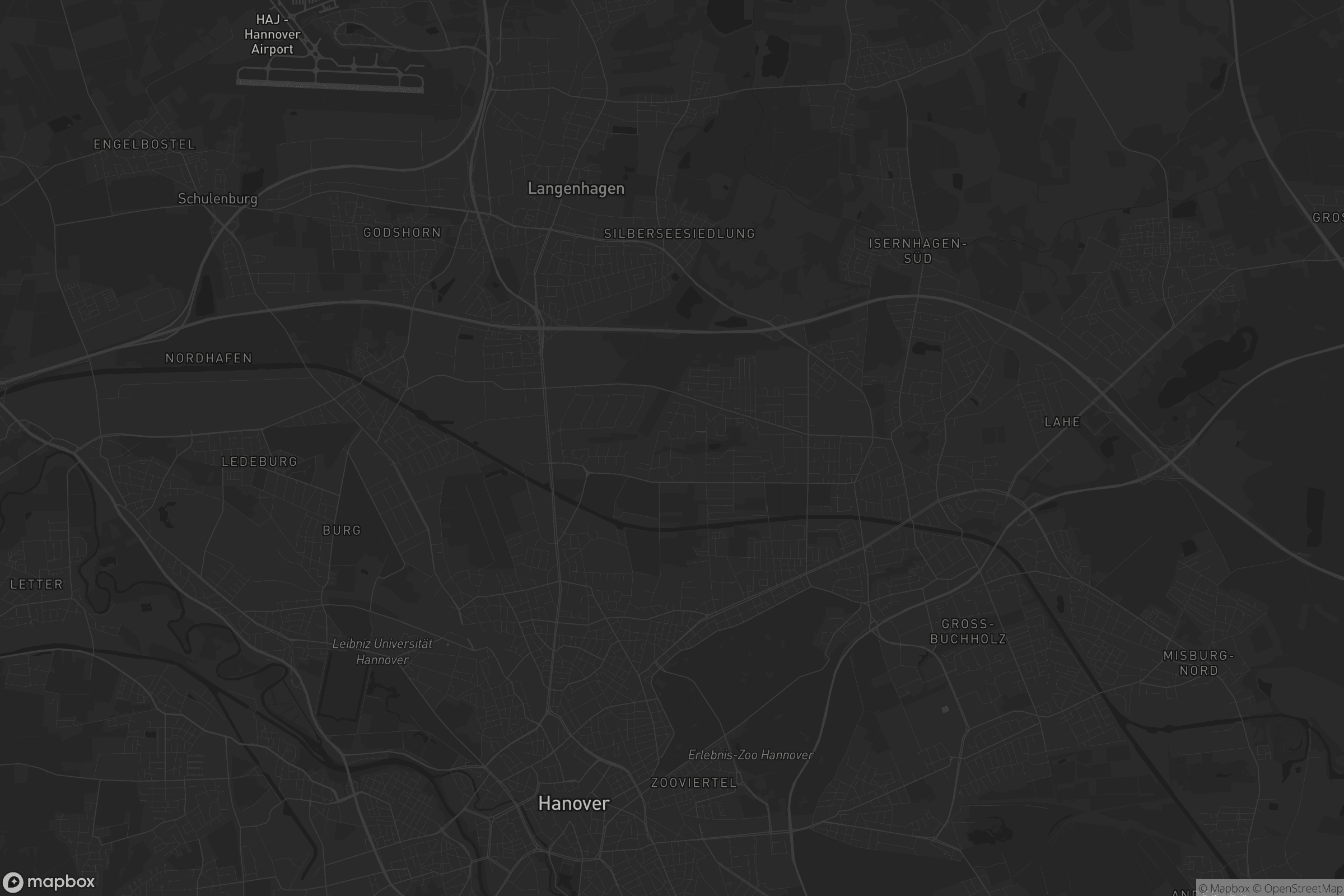 Karte von Vahrenheide