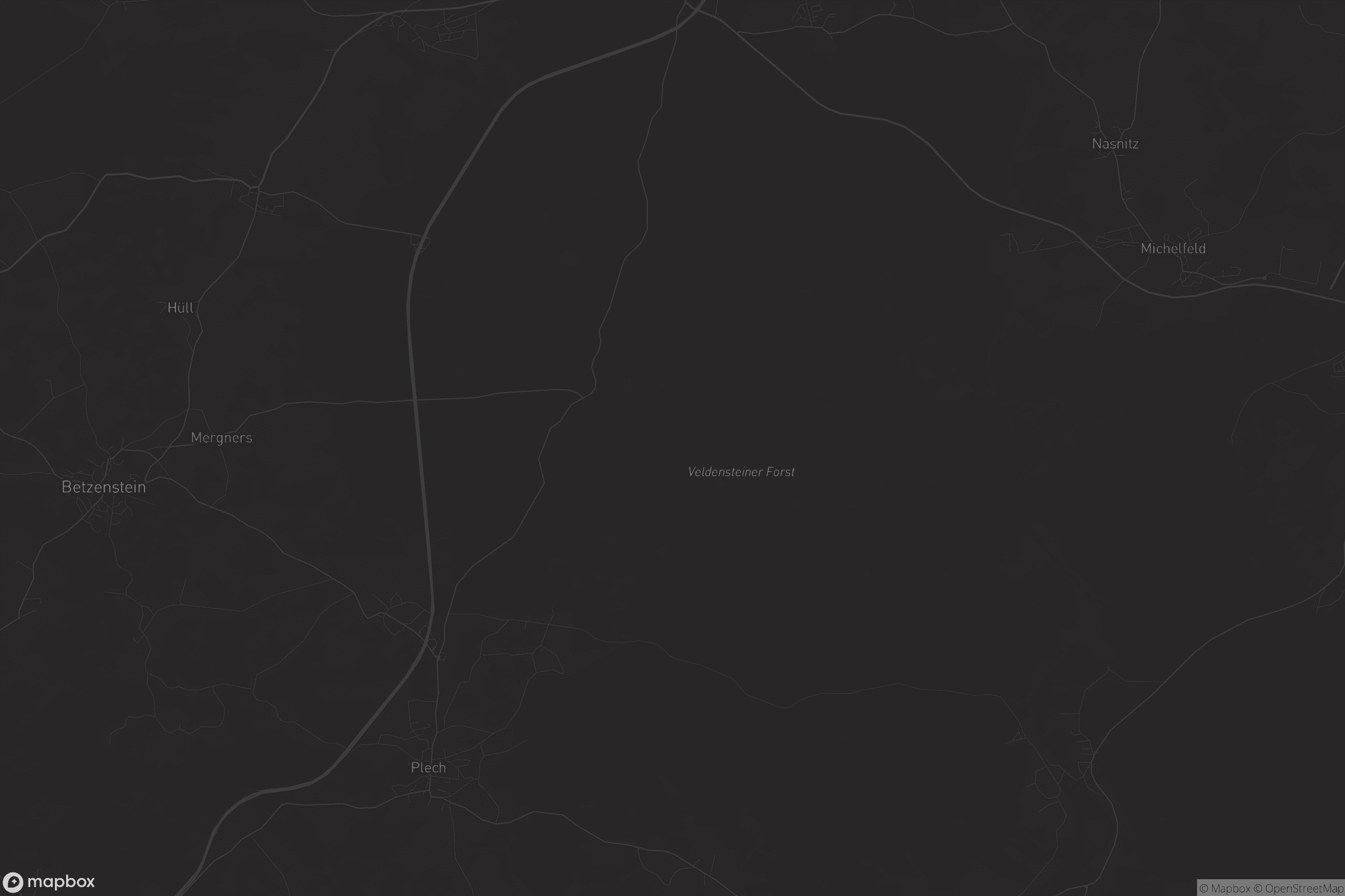 Karte von Veldensteiner Forst