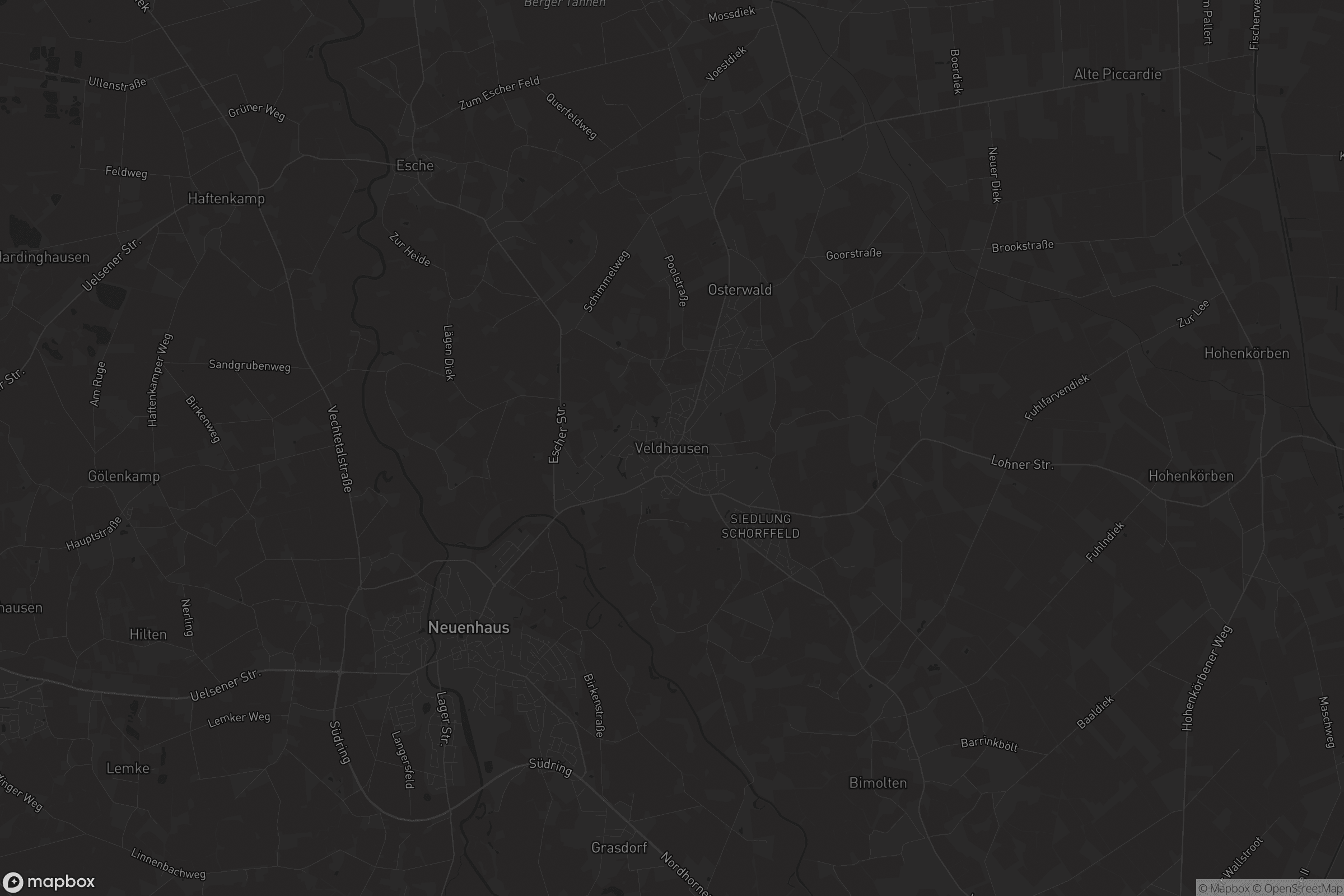 Karte von Veldhausen