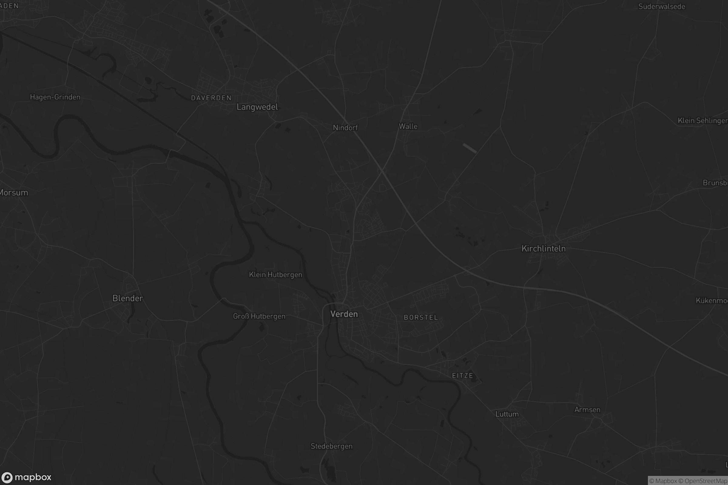 Karte von Verden (Aller)