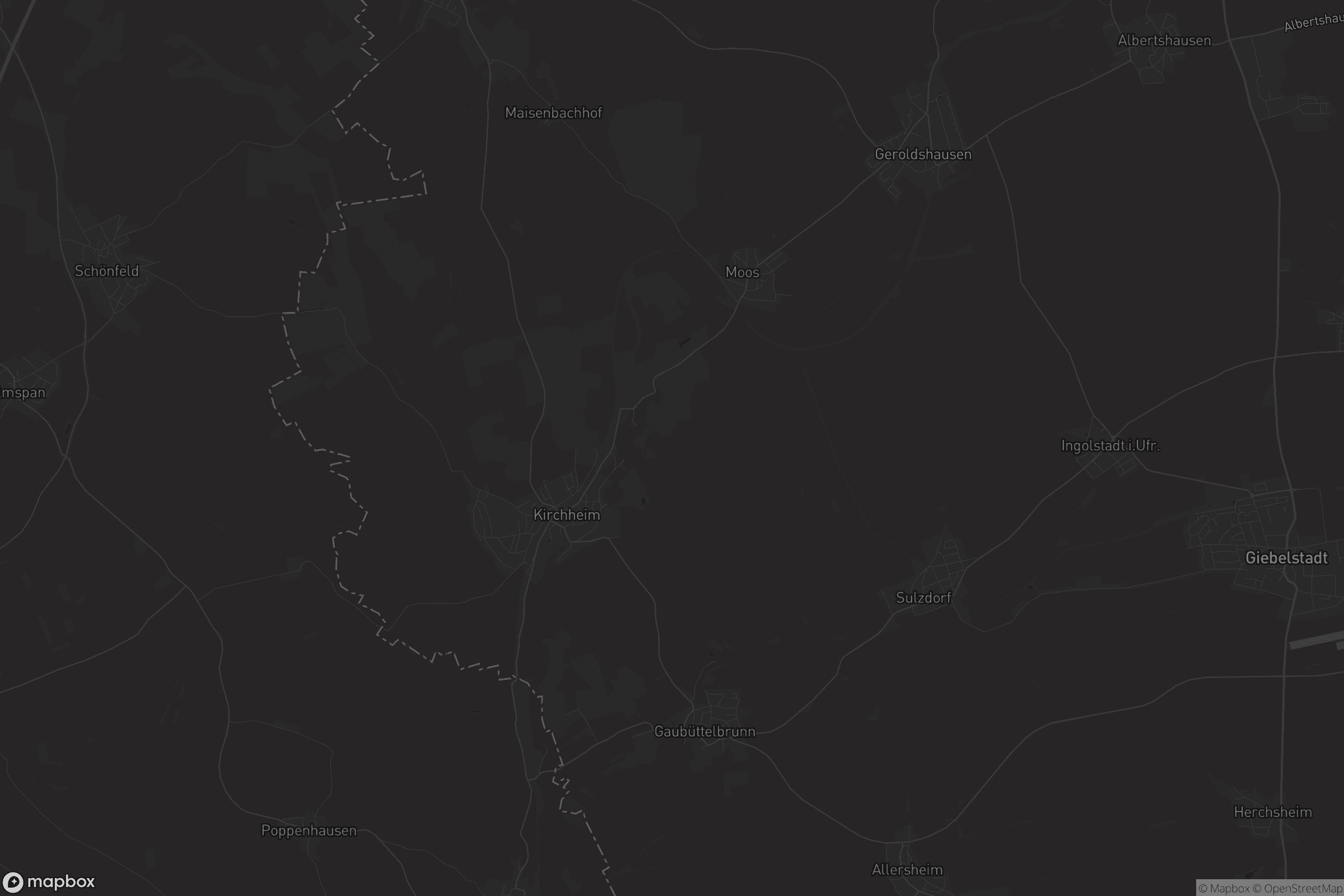 Karte von Verwaltungsgemeinschaft Kirchheim