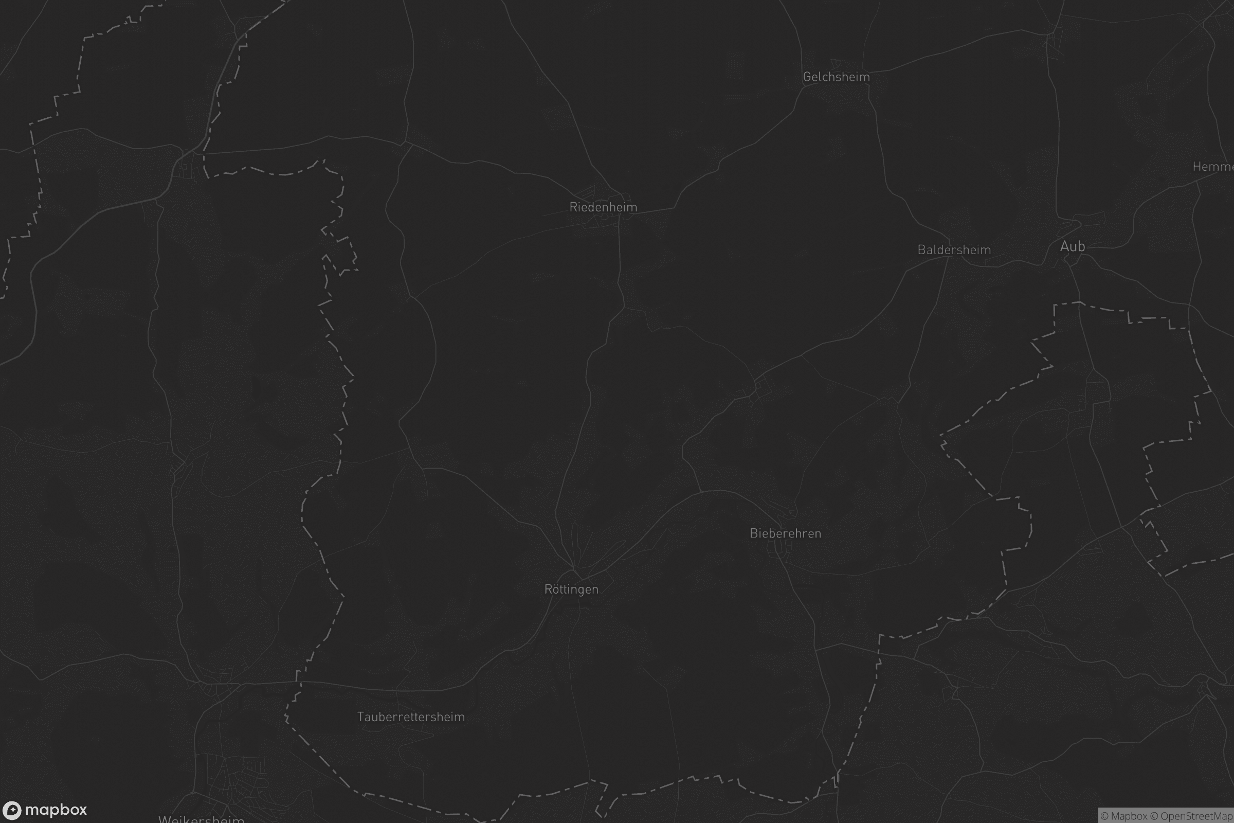 Karte von Verwaltungsgemeinschaft Röttingen