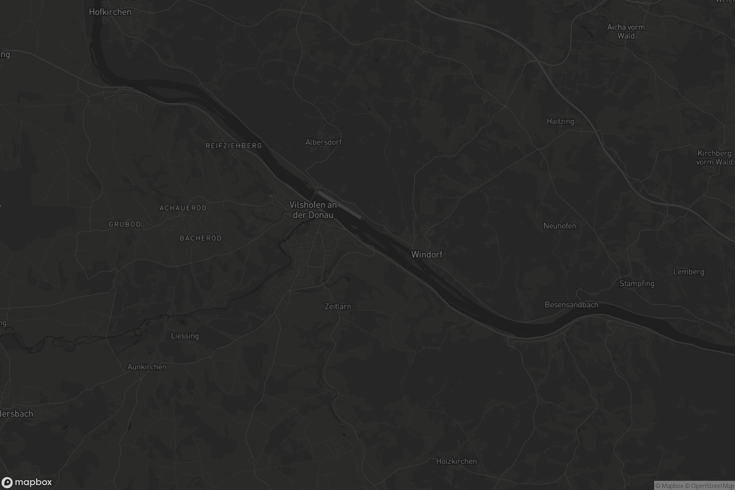 Karte von Vilshofen an der Donau