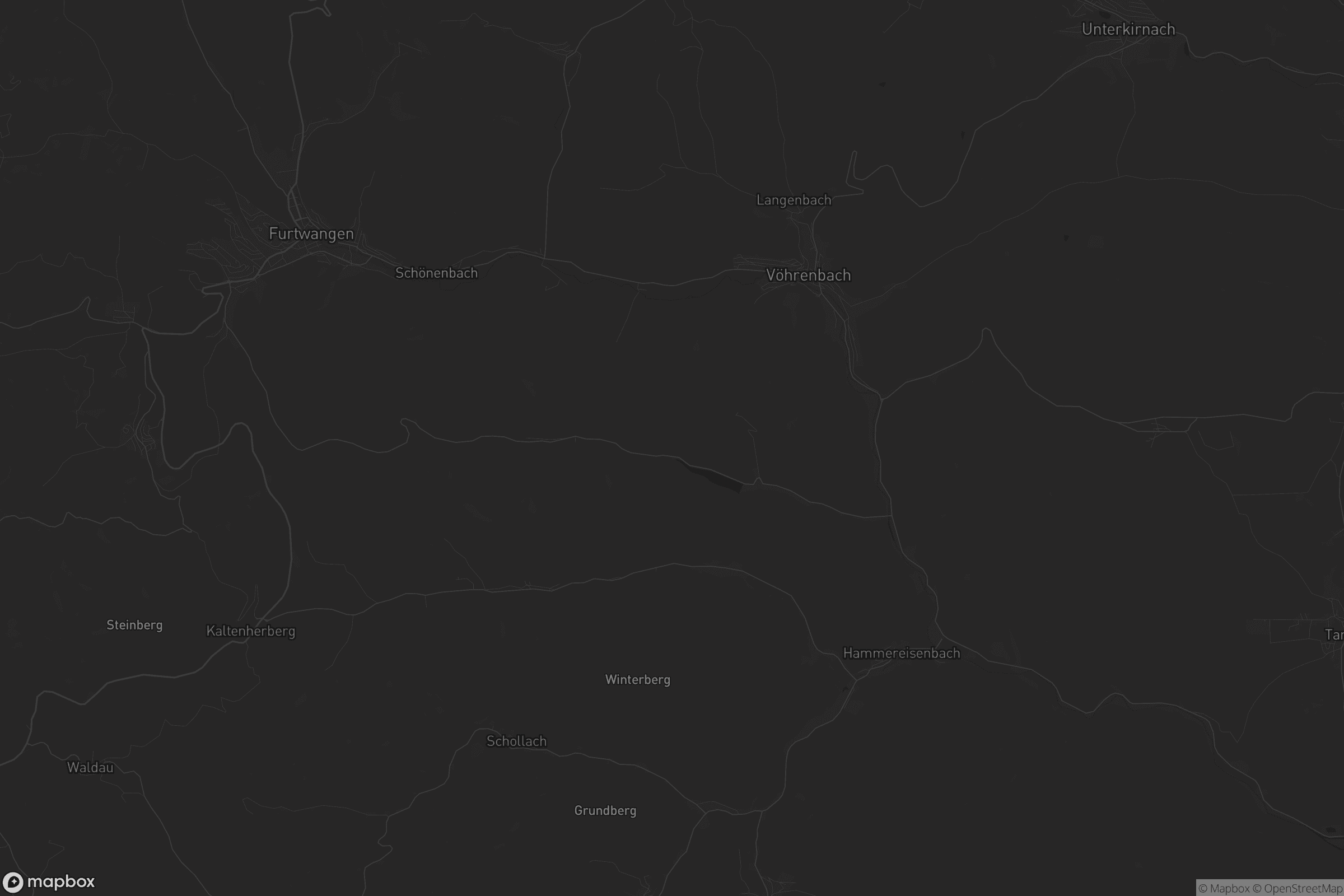 Karte von Vöhrenbach