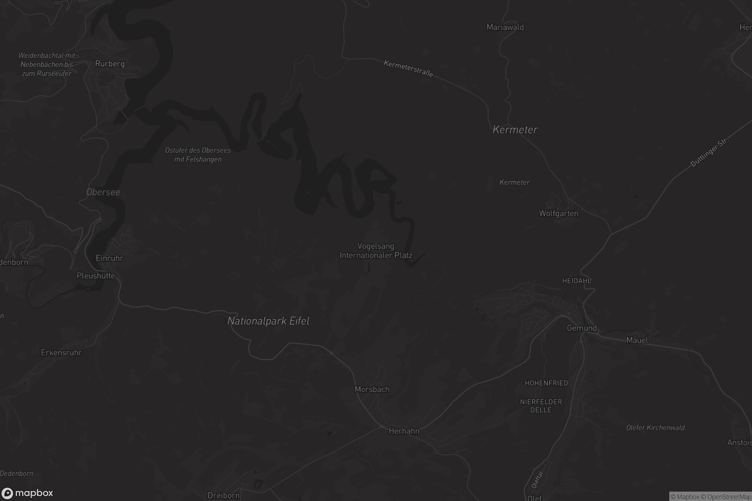 Karte von Vogelsang Internationaler Platz (IP)