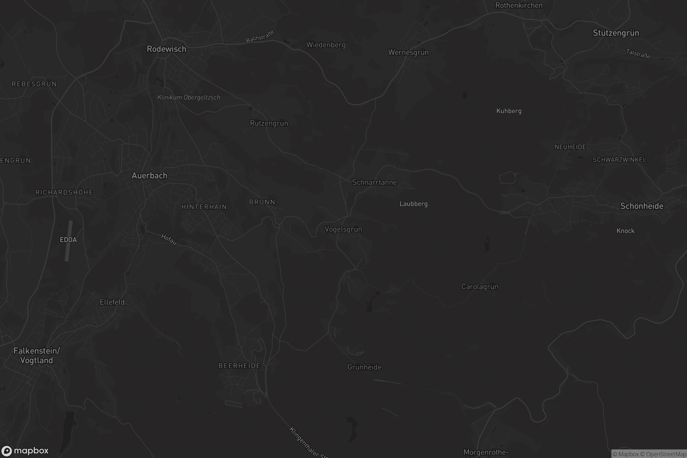 Karte von Vogelsgrün