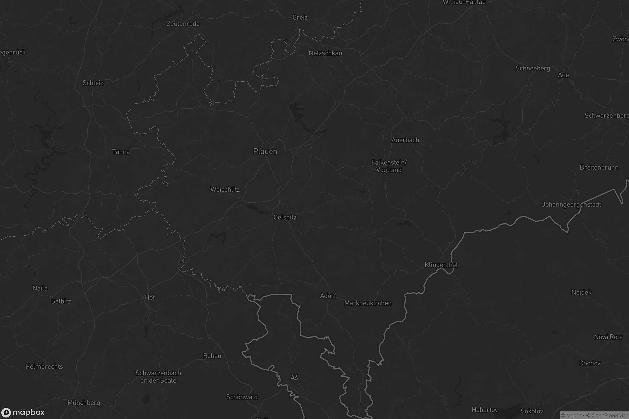 Karte von Vogtlandkreis