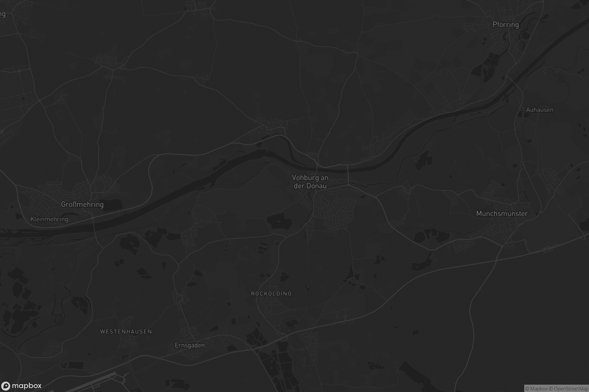 Karte von Vohburg an der Donau