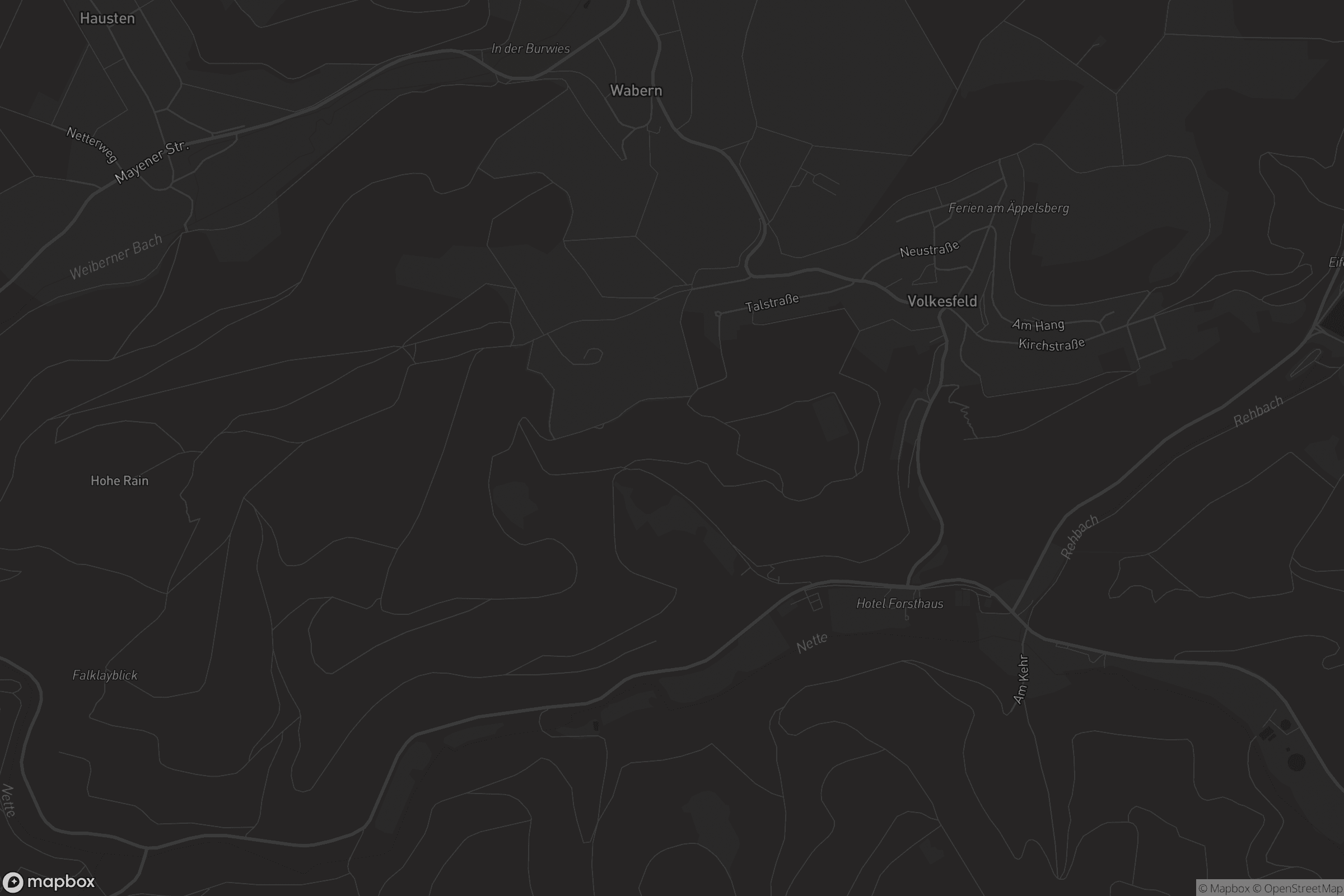 Karte von Volkesfeld