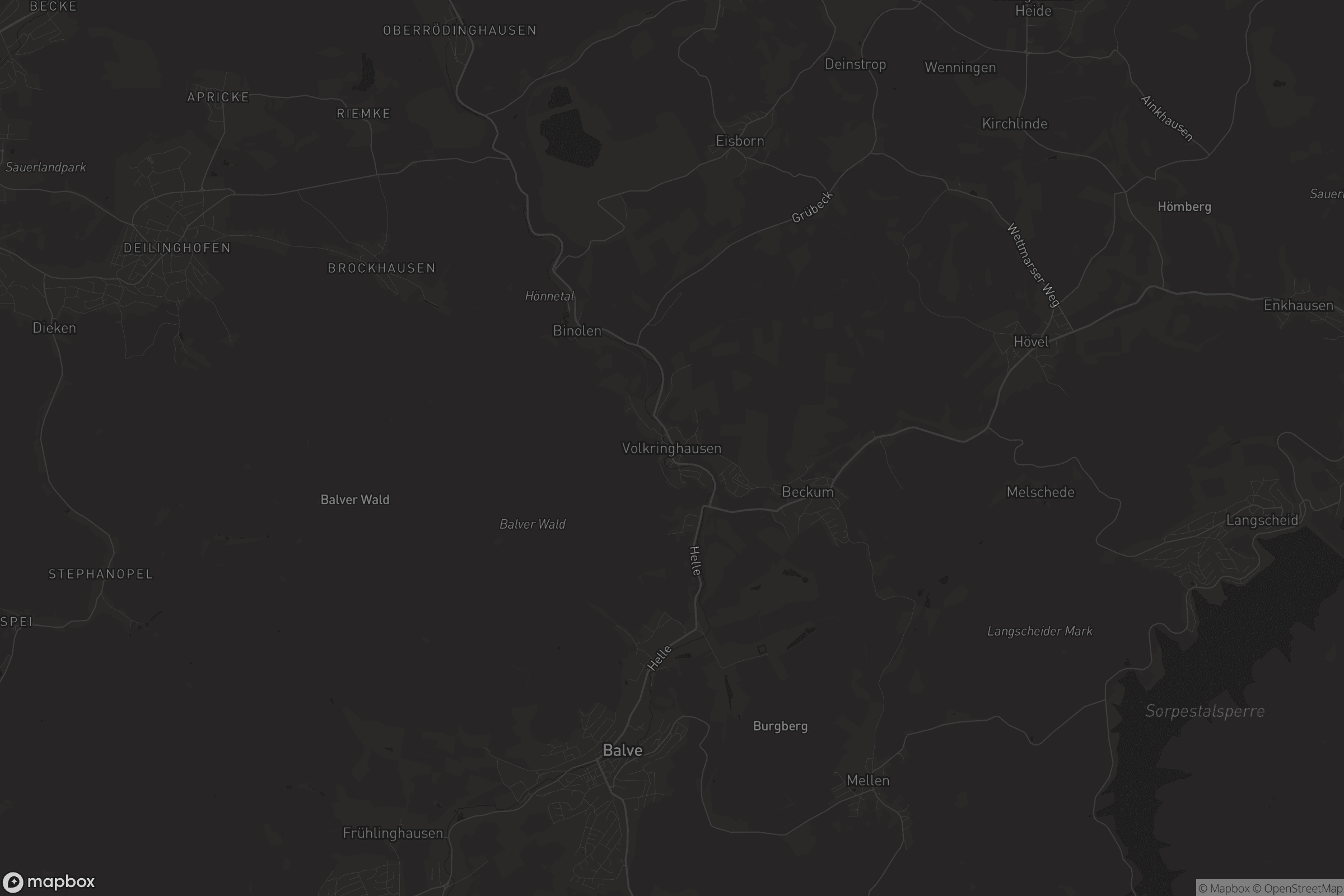 Karte von Volkringhausen