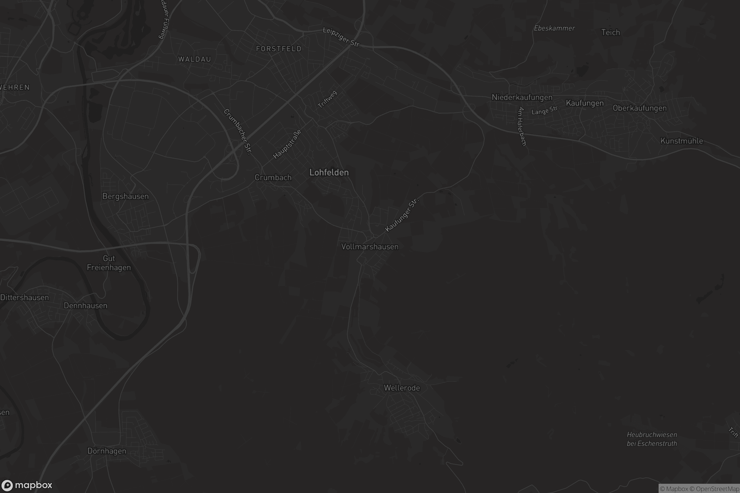 Karte von Vollmarshausen