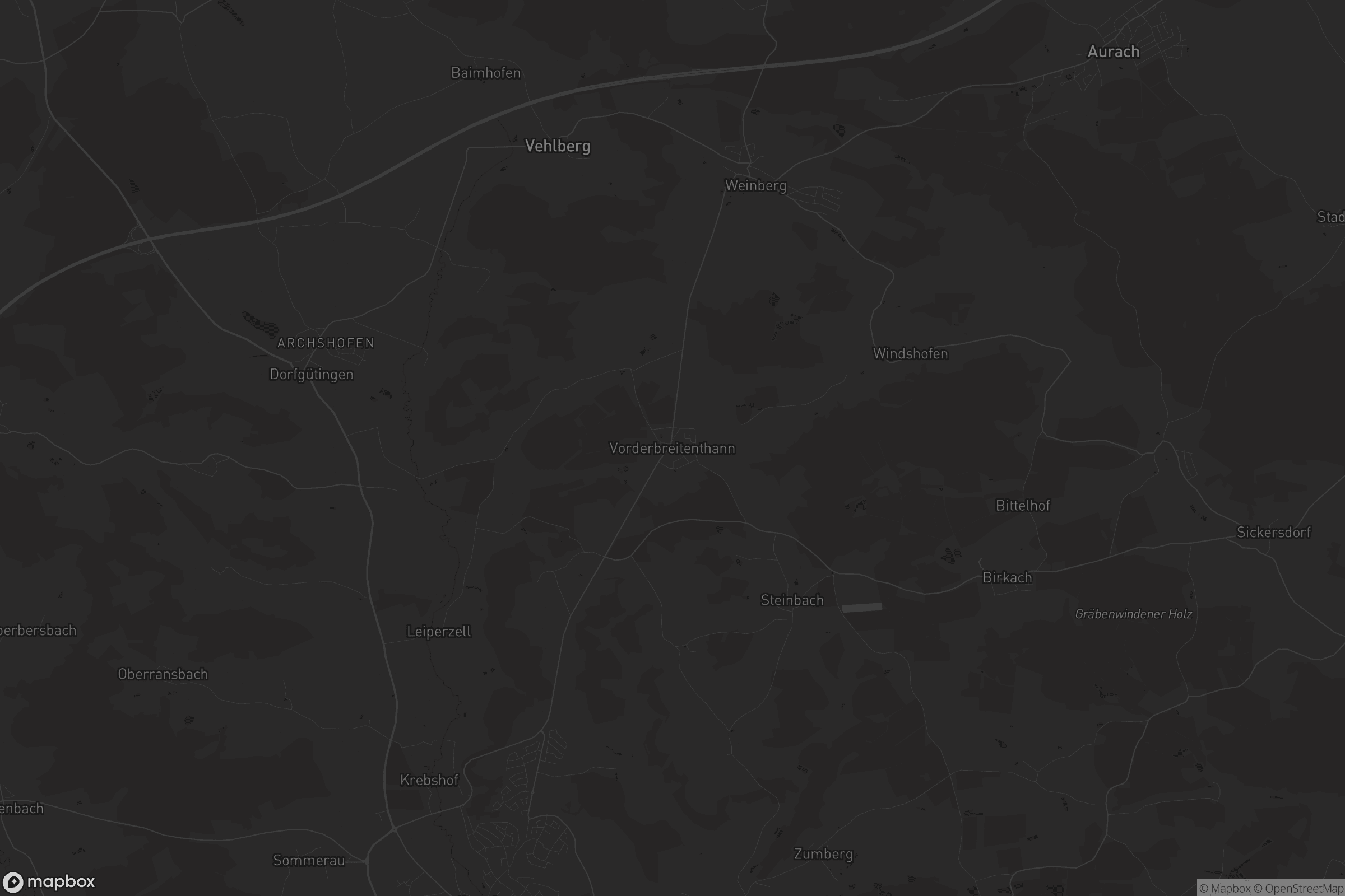 Karte von Vorderbreitenthann