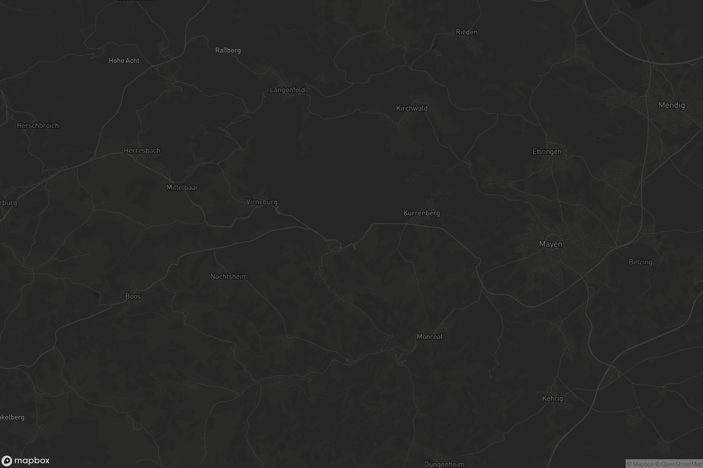 Karte von Vordereifel