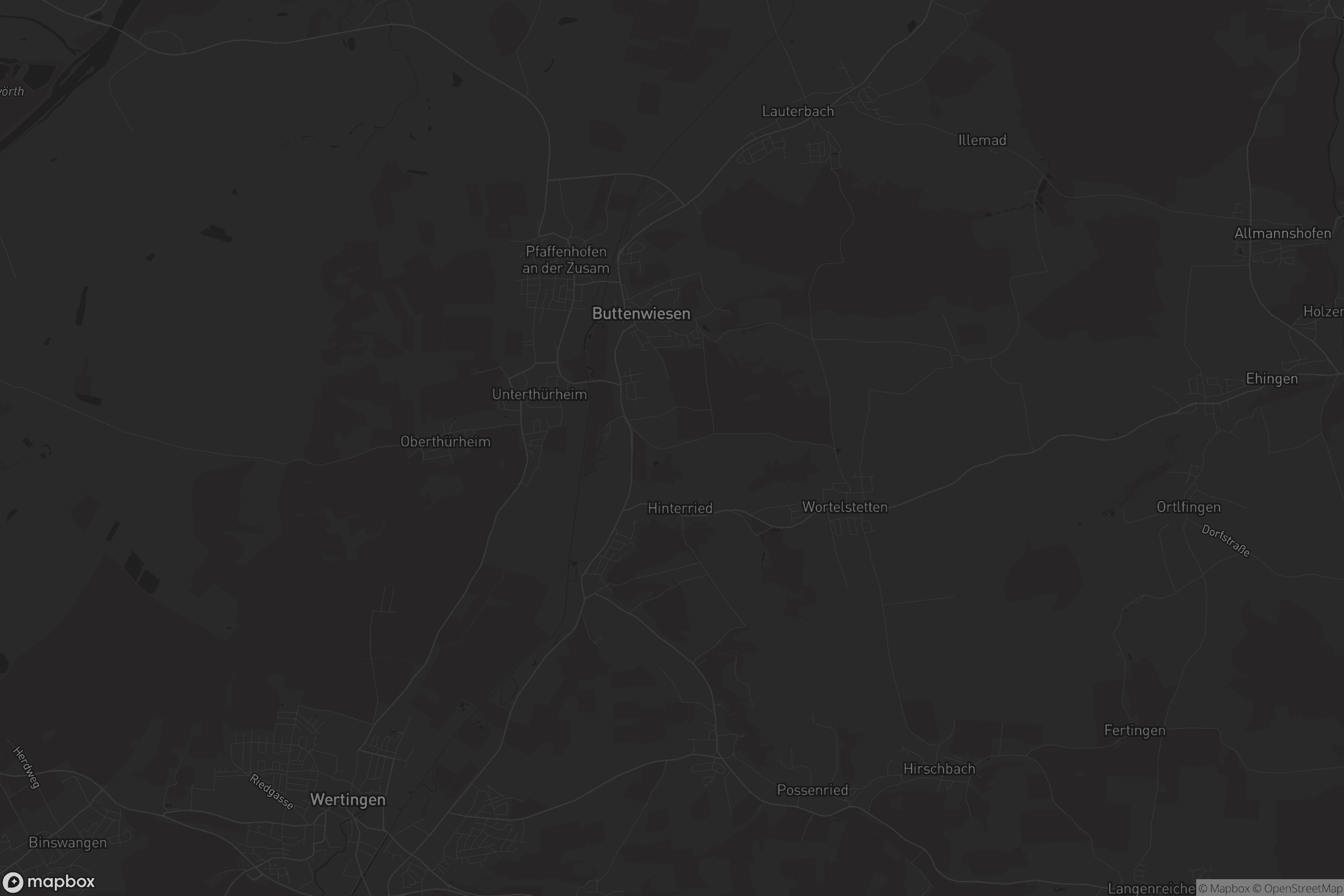 Karte von Vorderried