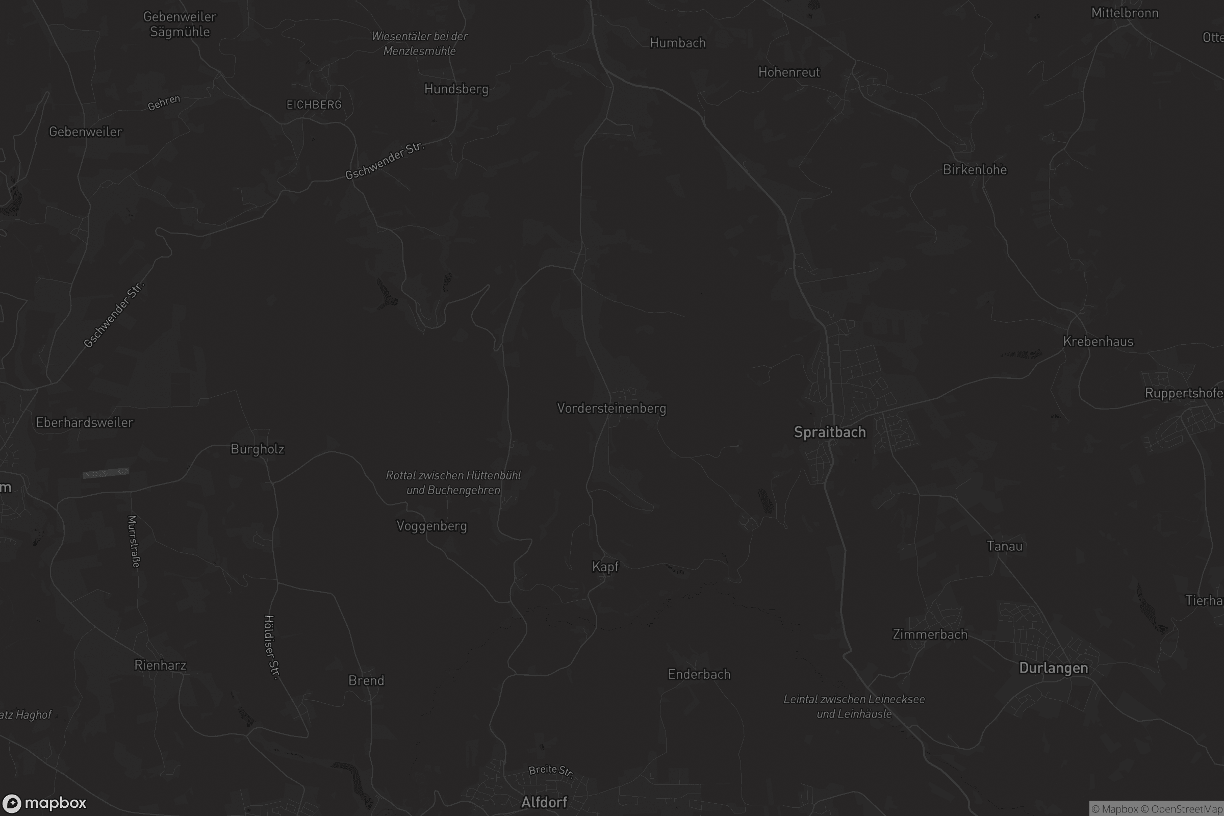 Karte von Vordersteinenberg