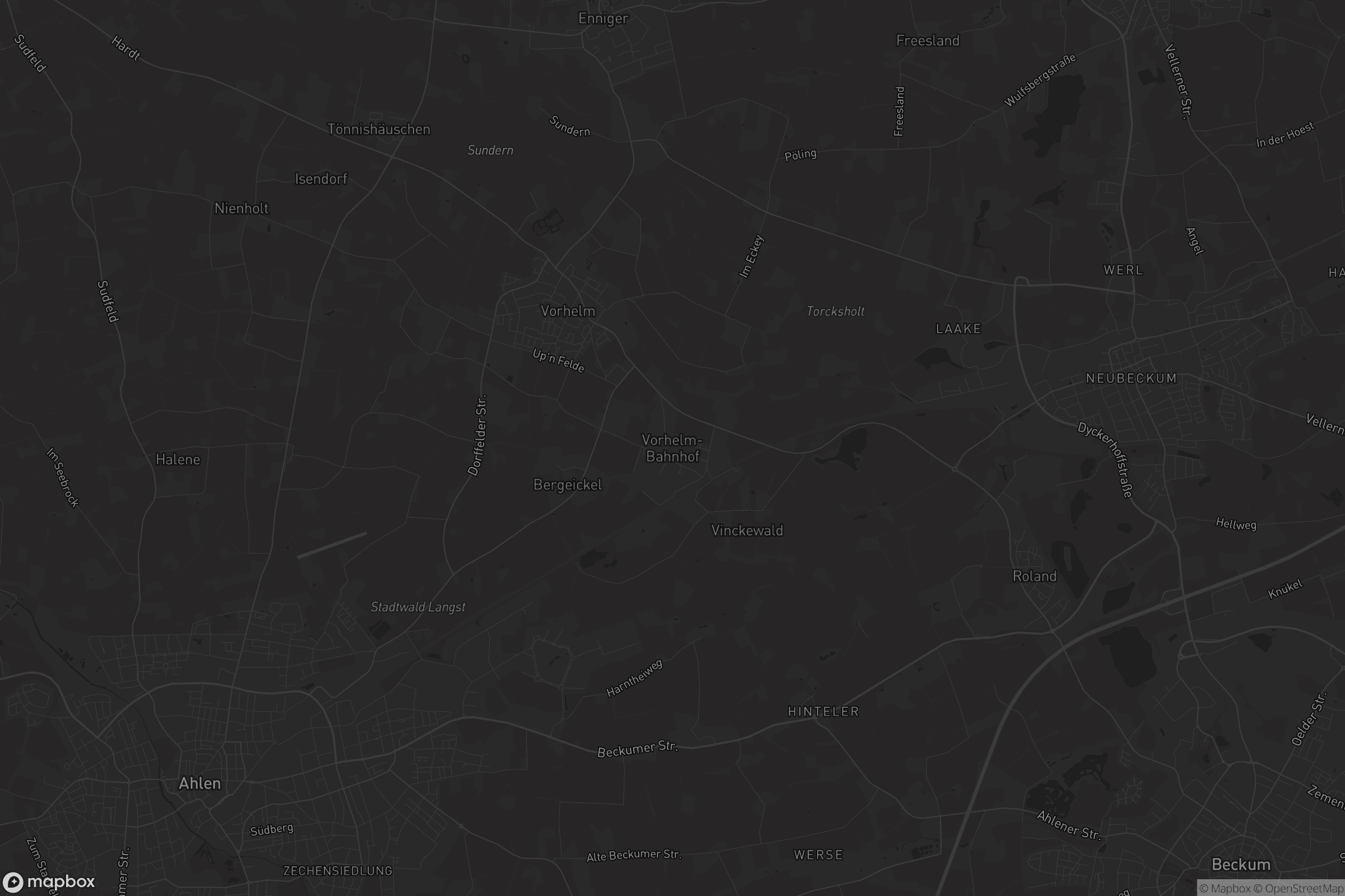 Karte von Vorhelm-Bahnhof