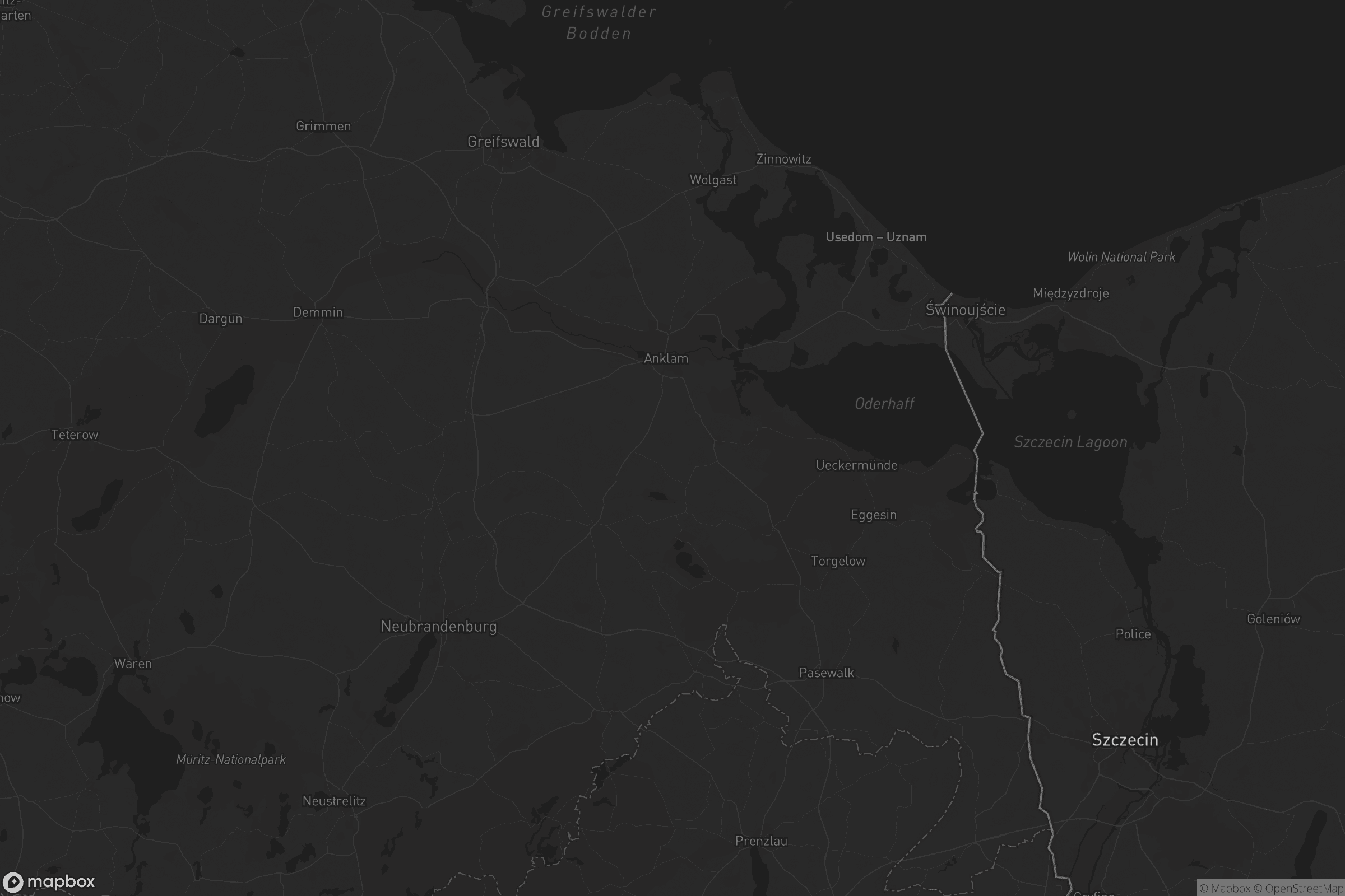Karte von Vorpommern-Greifswald