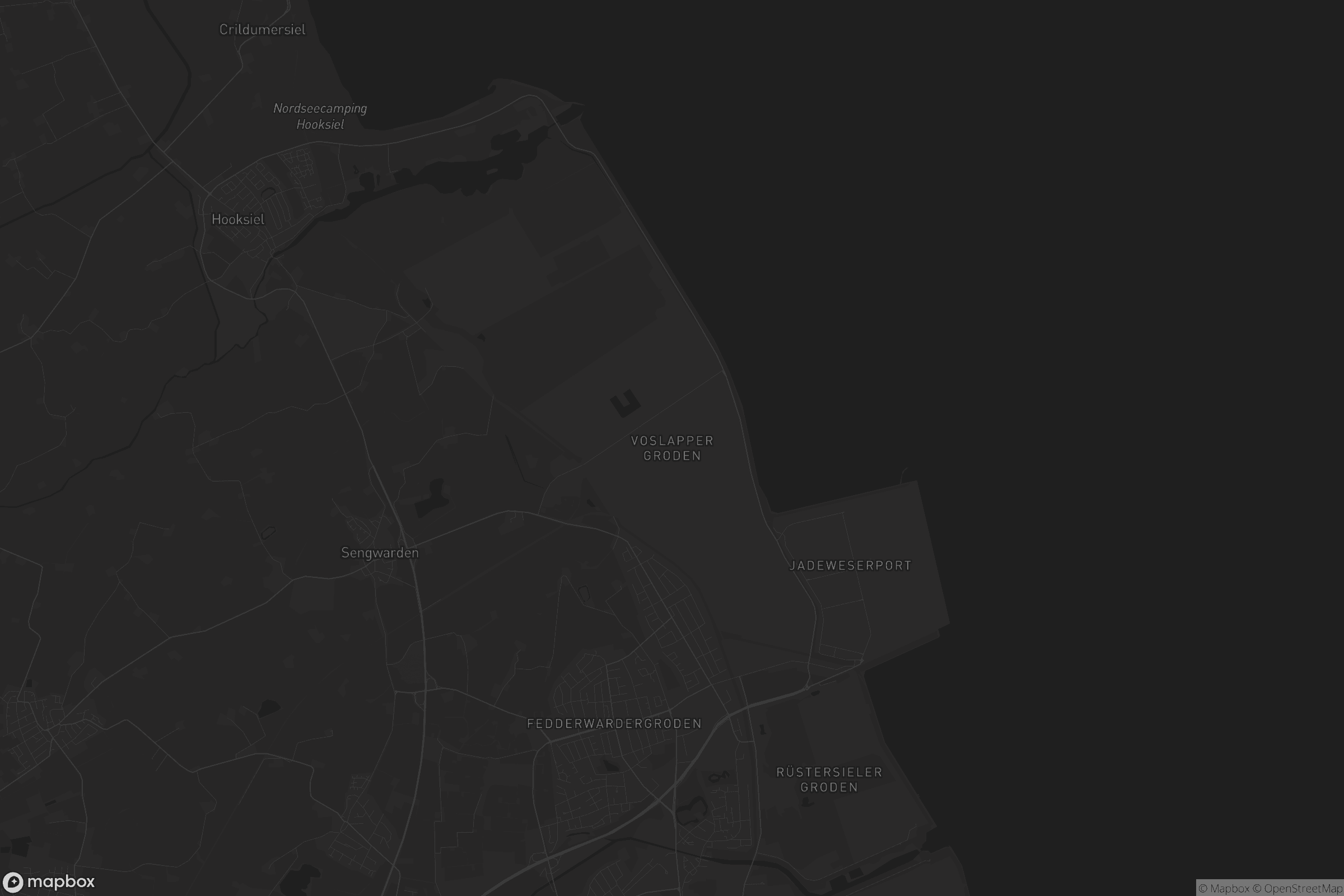 Karte von Voslapper Groden