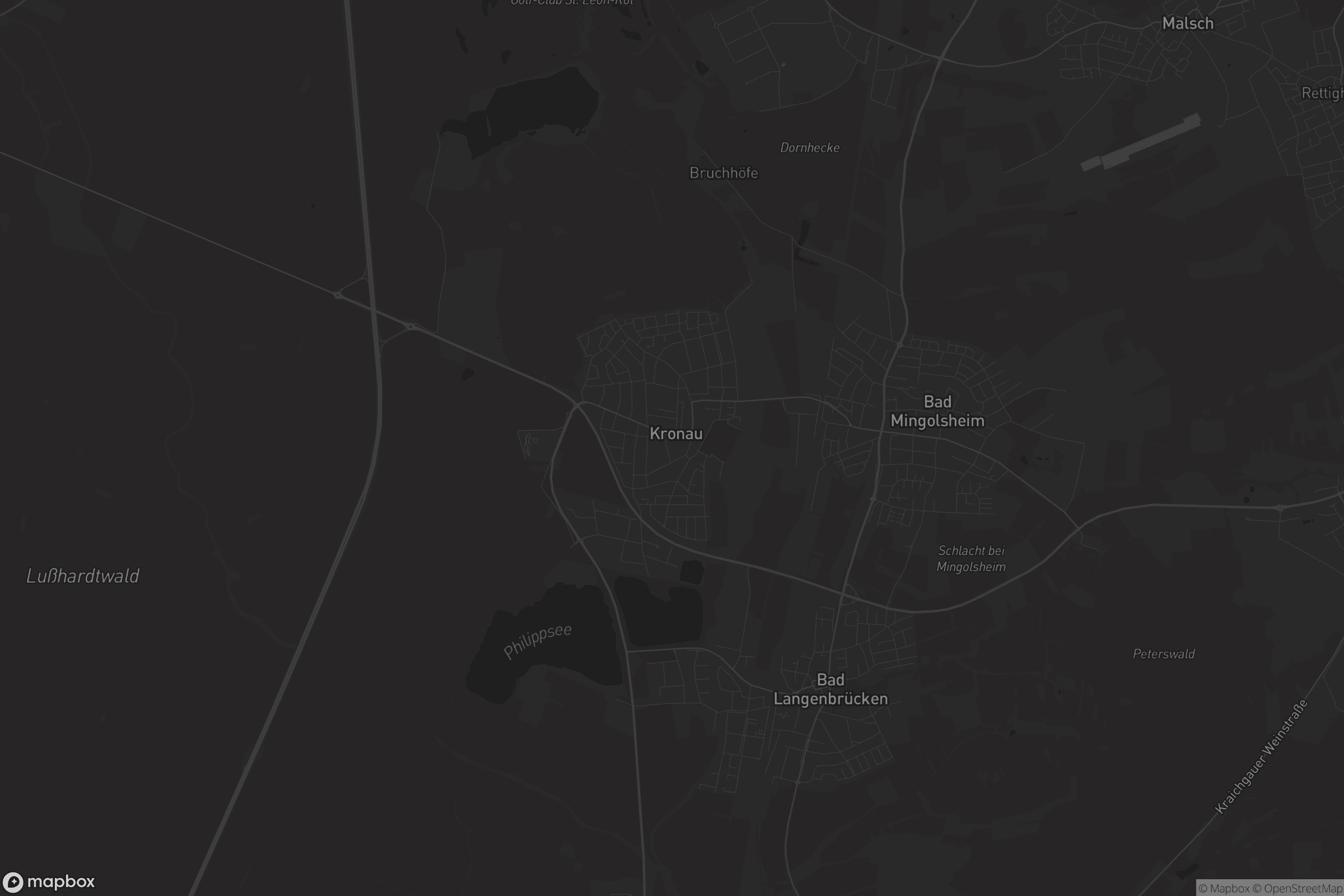 Karte von VVG der Gemeinde Bad Schönborn