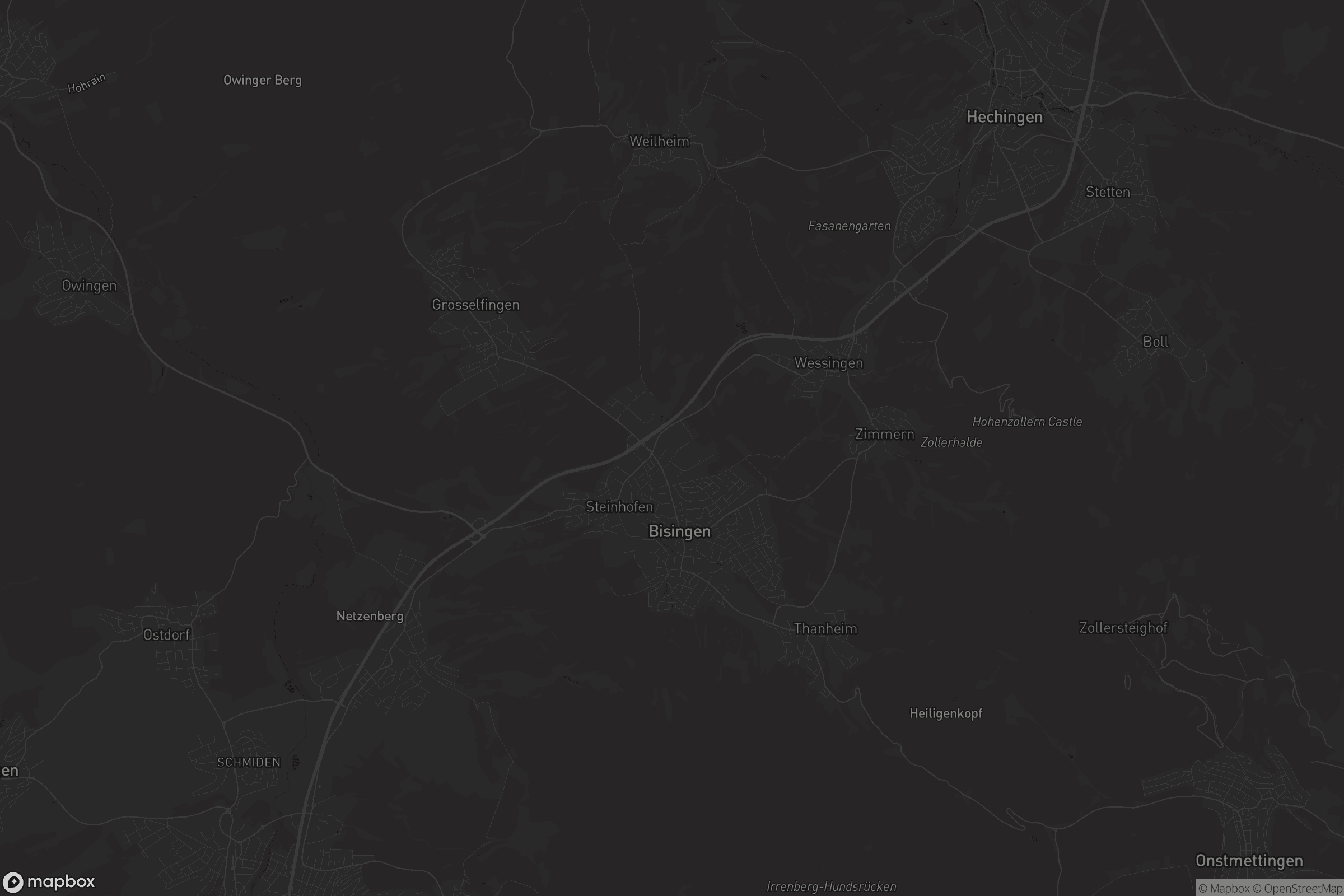 Karte von VVG der Gemeinde Bisingen