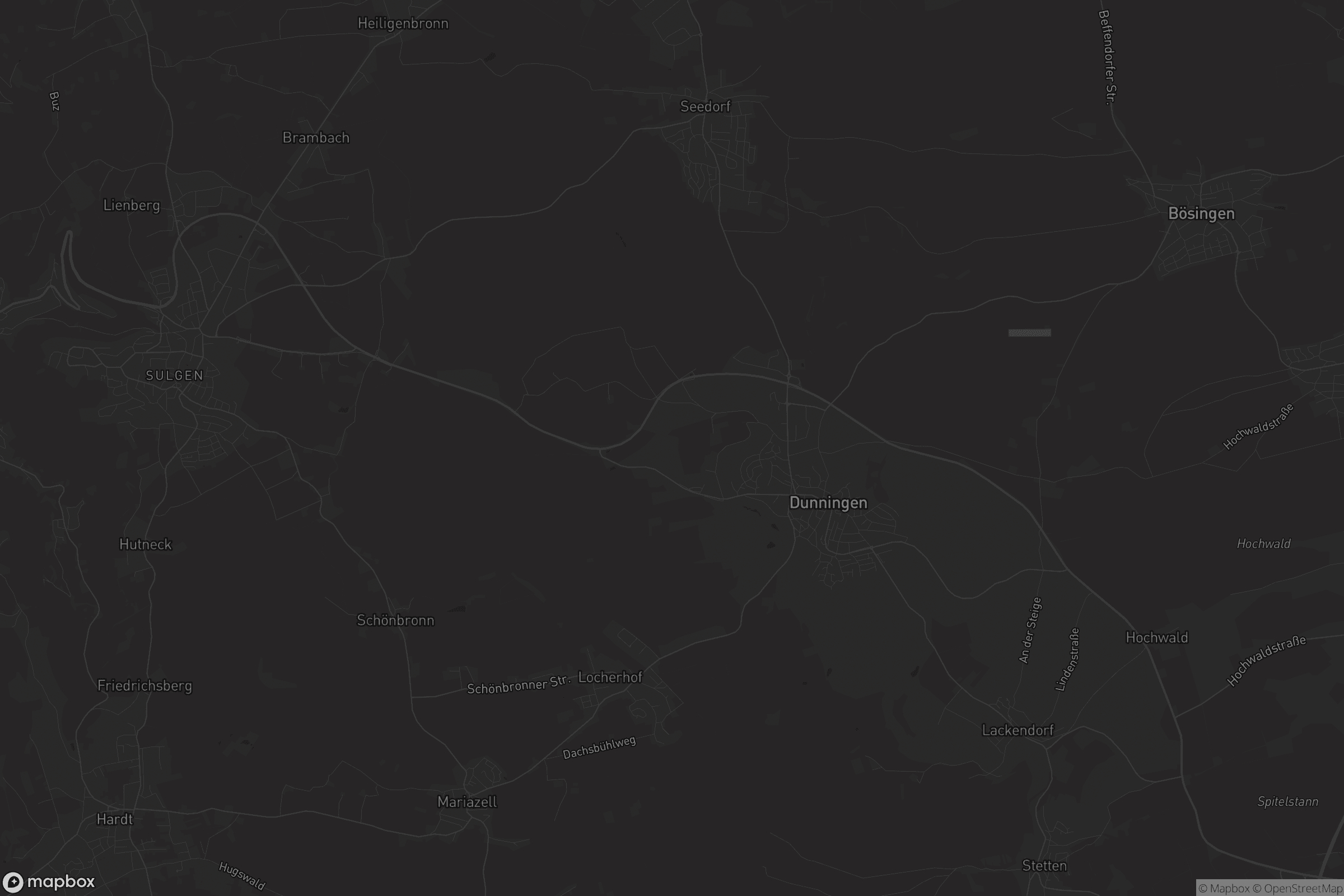 Karte von VVG der Gemeinde Dunningen