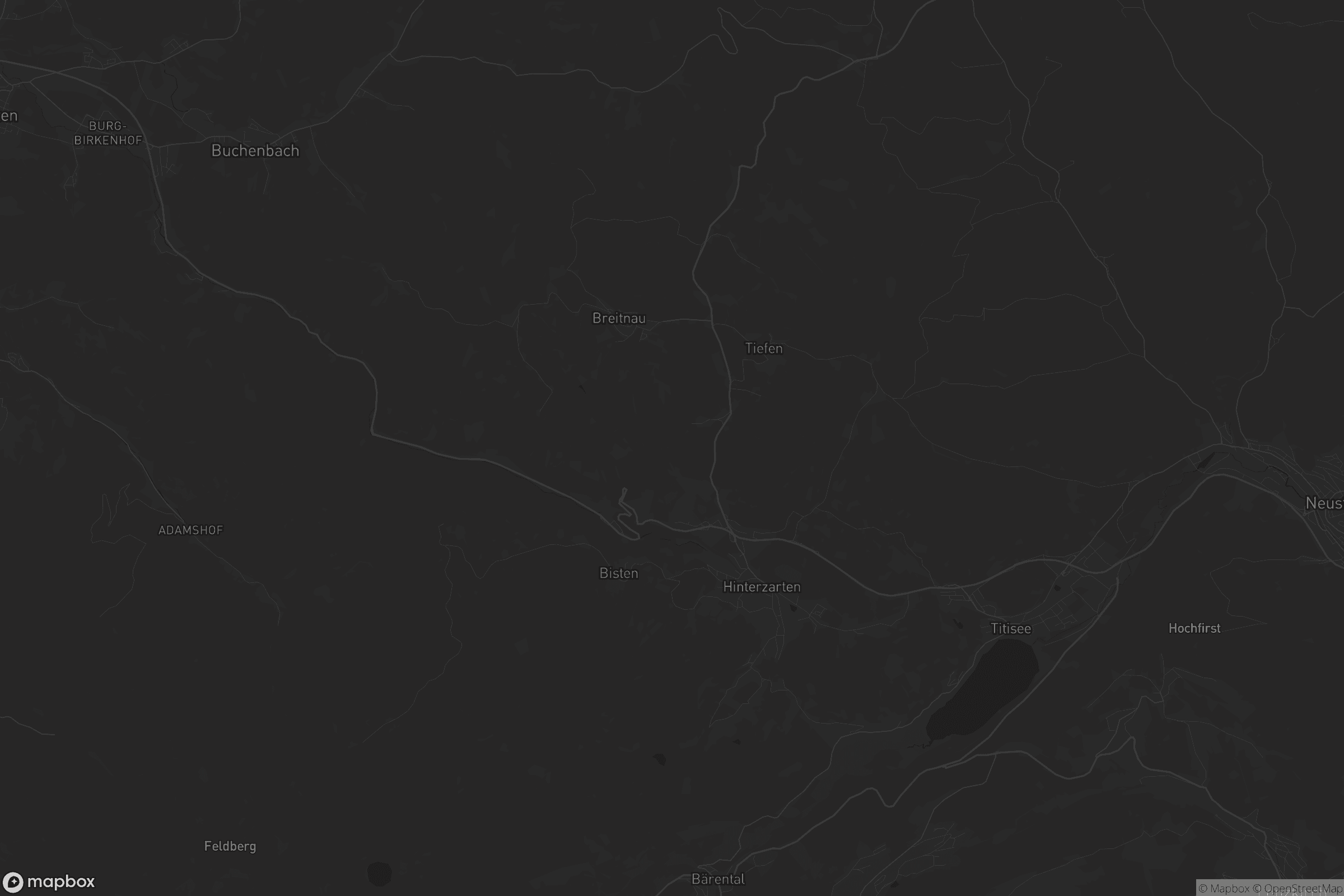 Karte von VVG der Gemeinde Hinterzarten