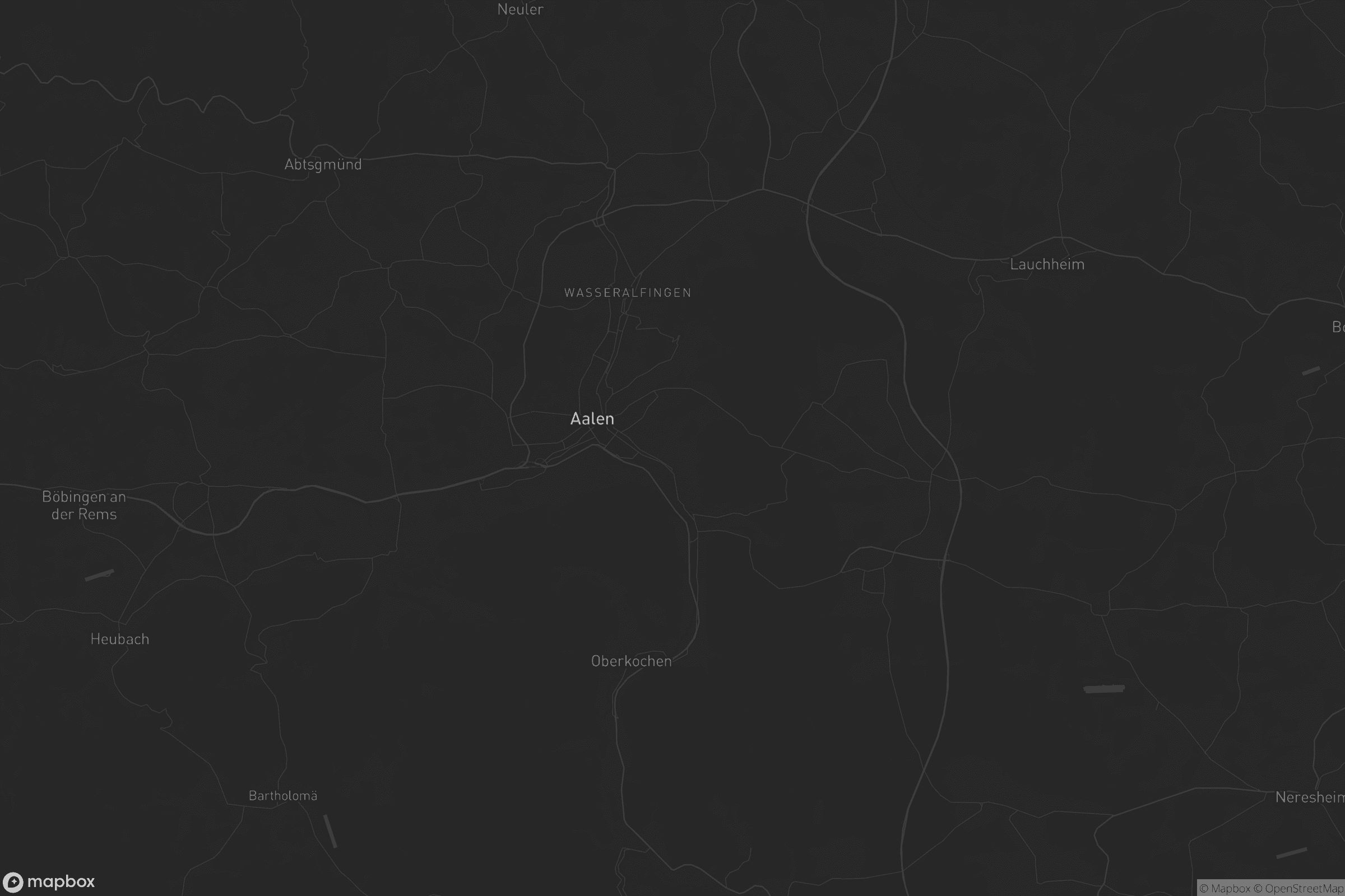 Karte von VVG der Stadt Aalen