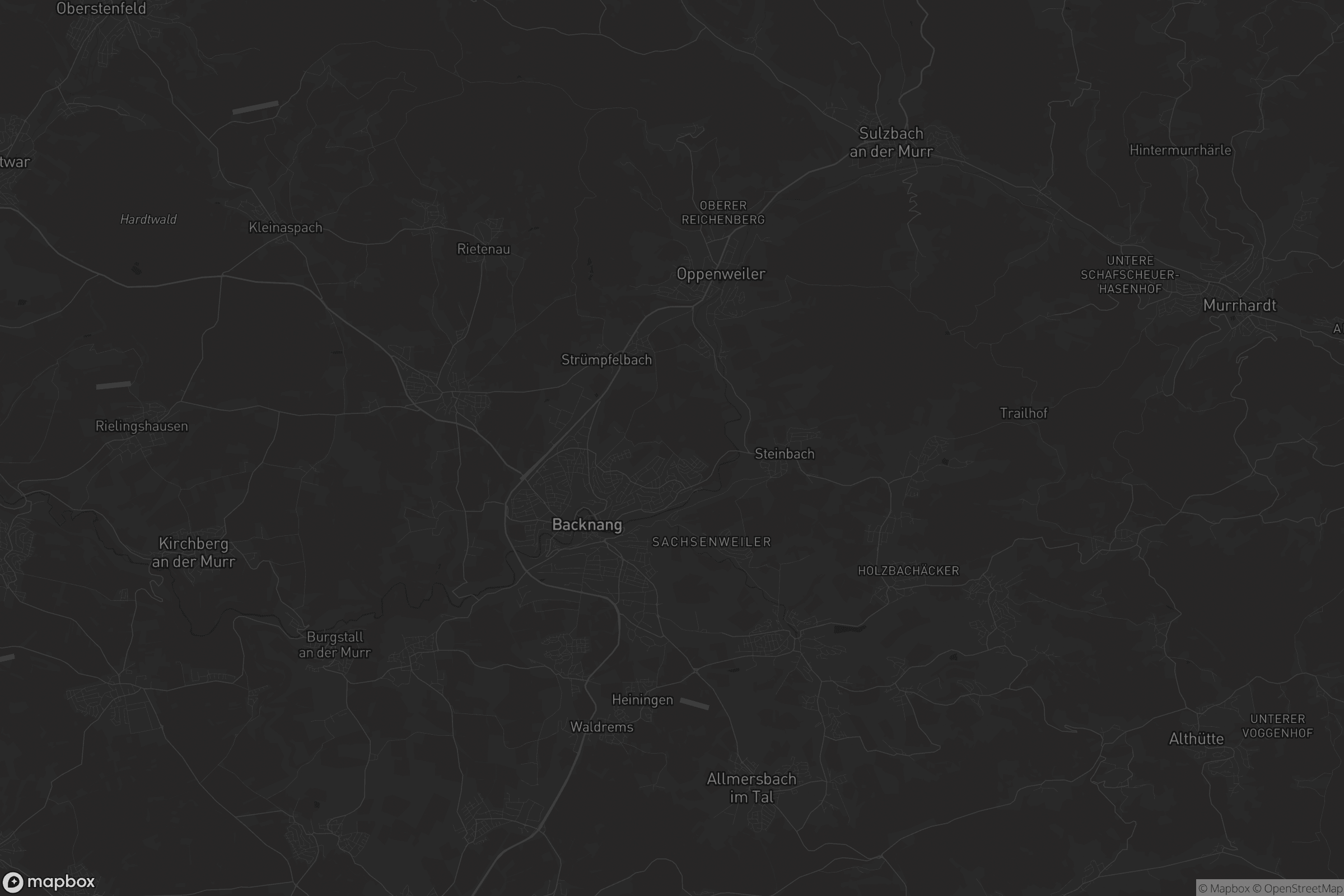 Karte von VVG der Stadt Backnang