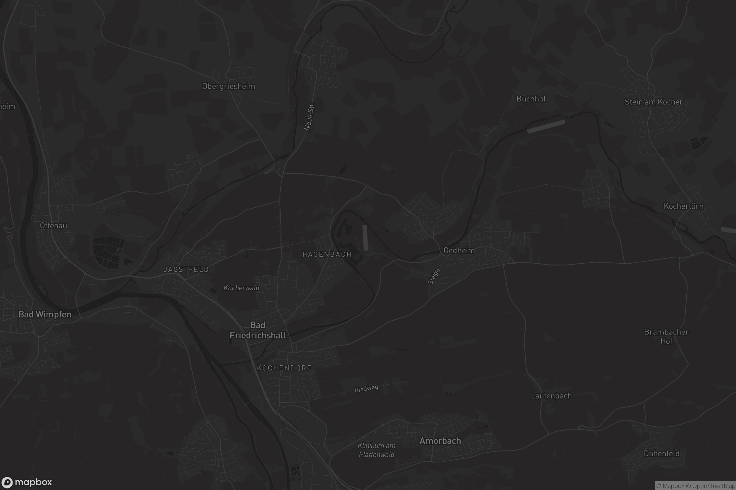 Karte von VVG der Stadt Bad Friedrichshall